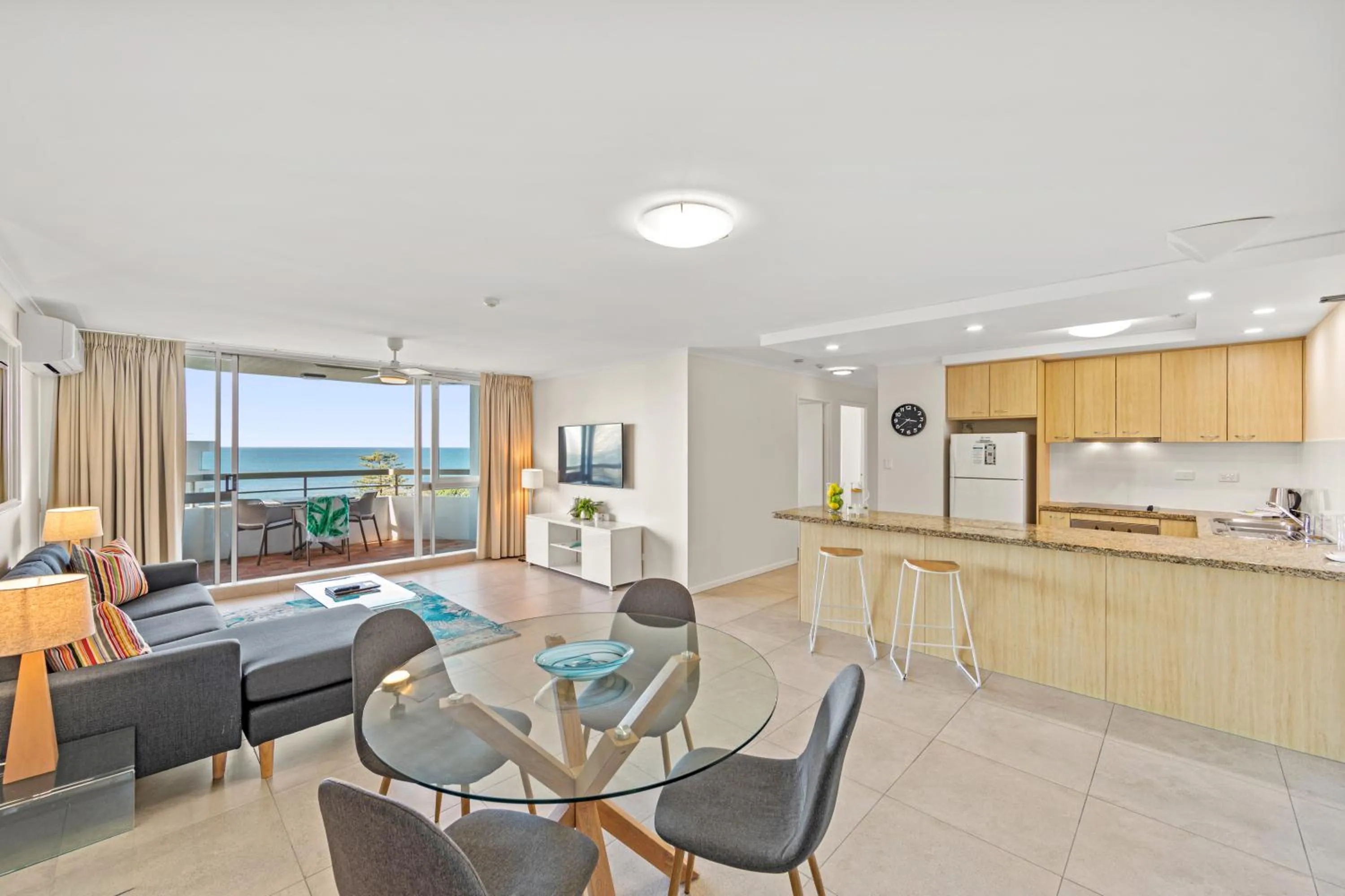 Dining area in Newport Mooloolaba Apartments