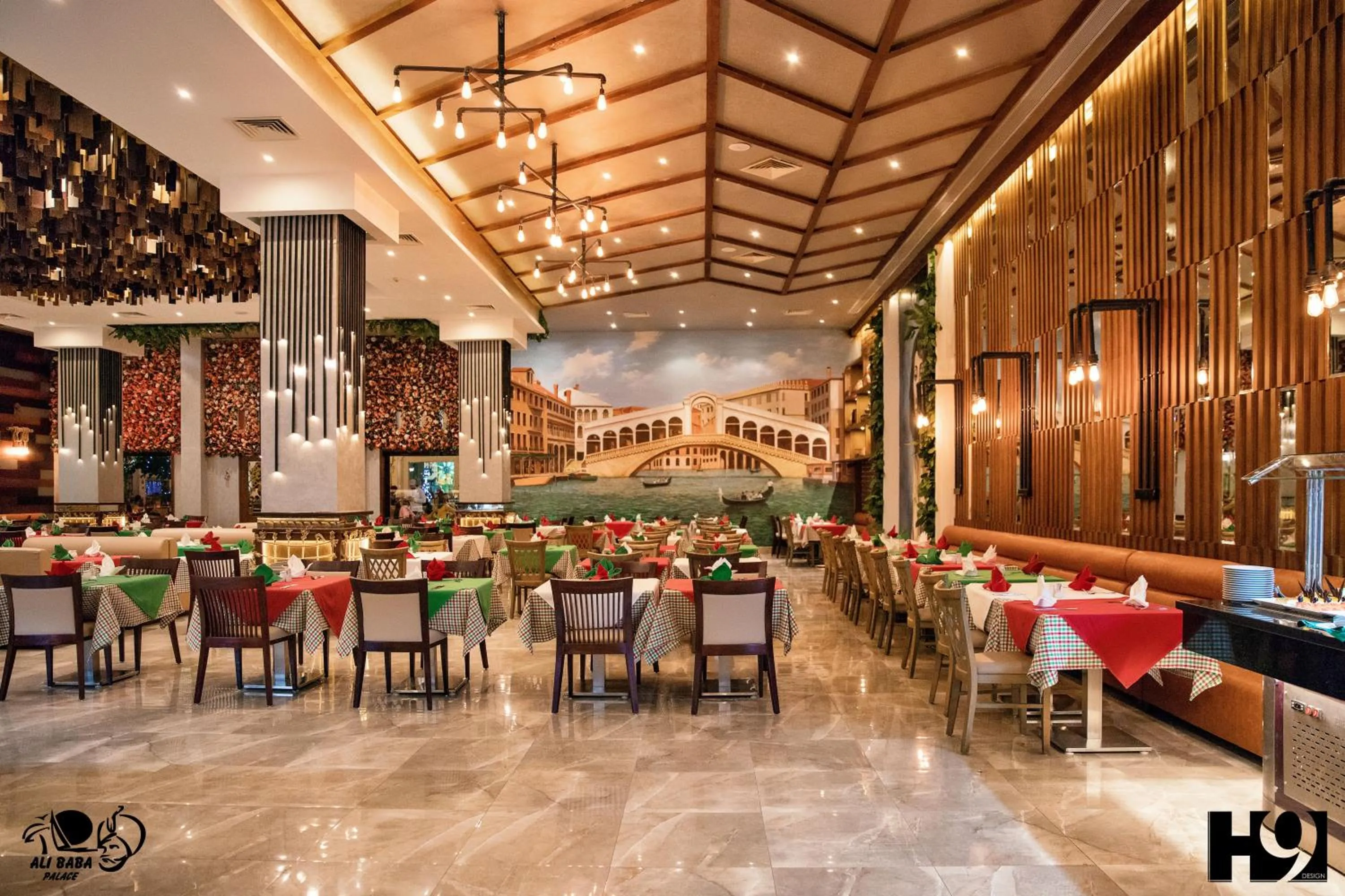 Restaurant/places to eat in Ali Baba Palace Resort