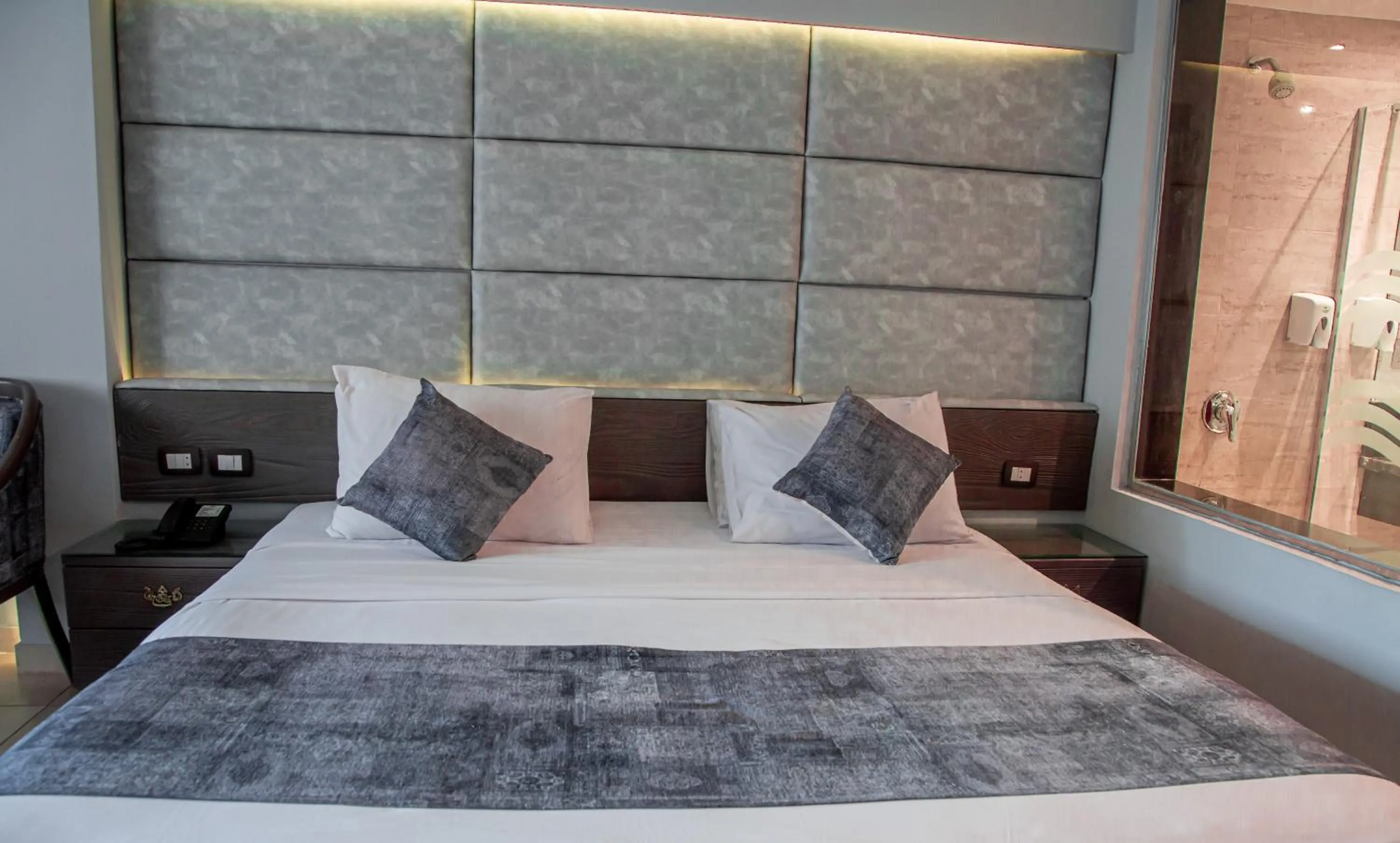 Bed in Ali Baba Palace Resort