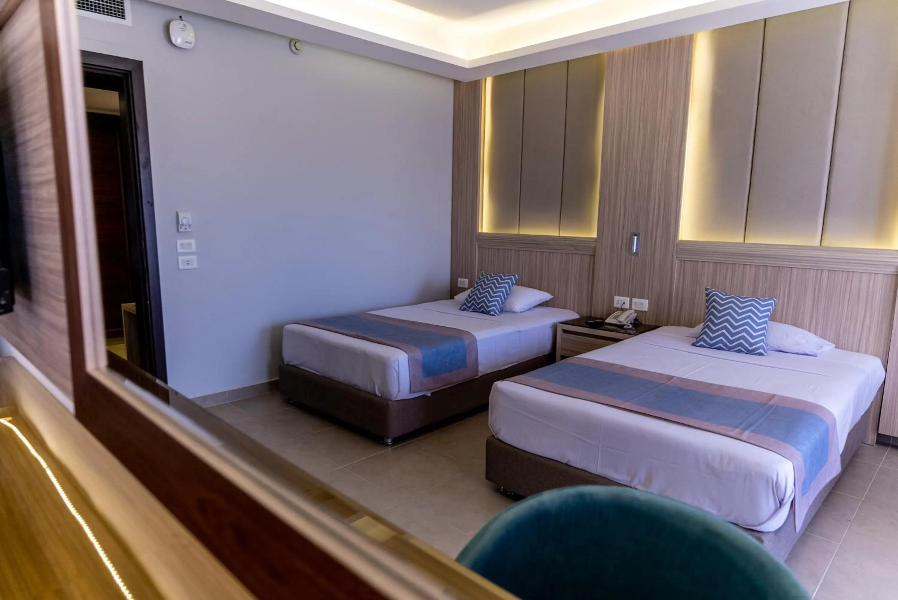 Bed in Ali Baba Palace Resort