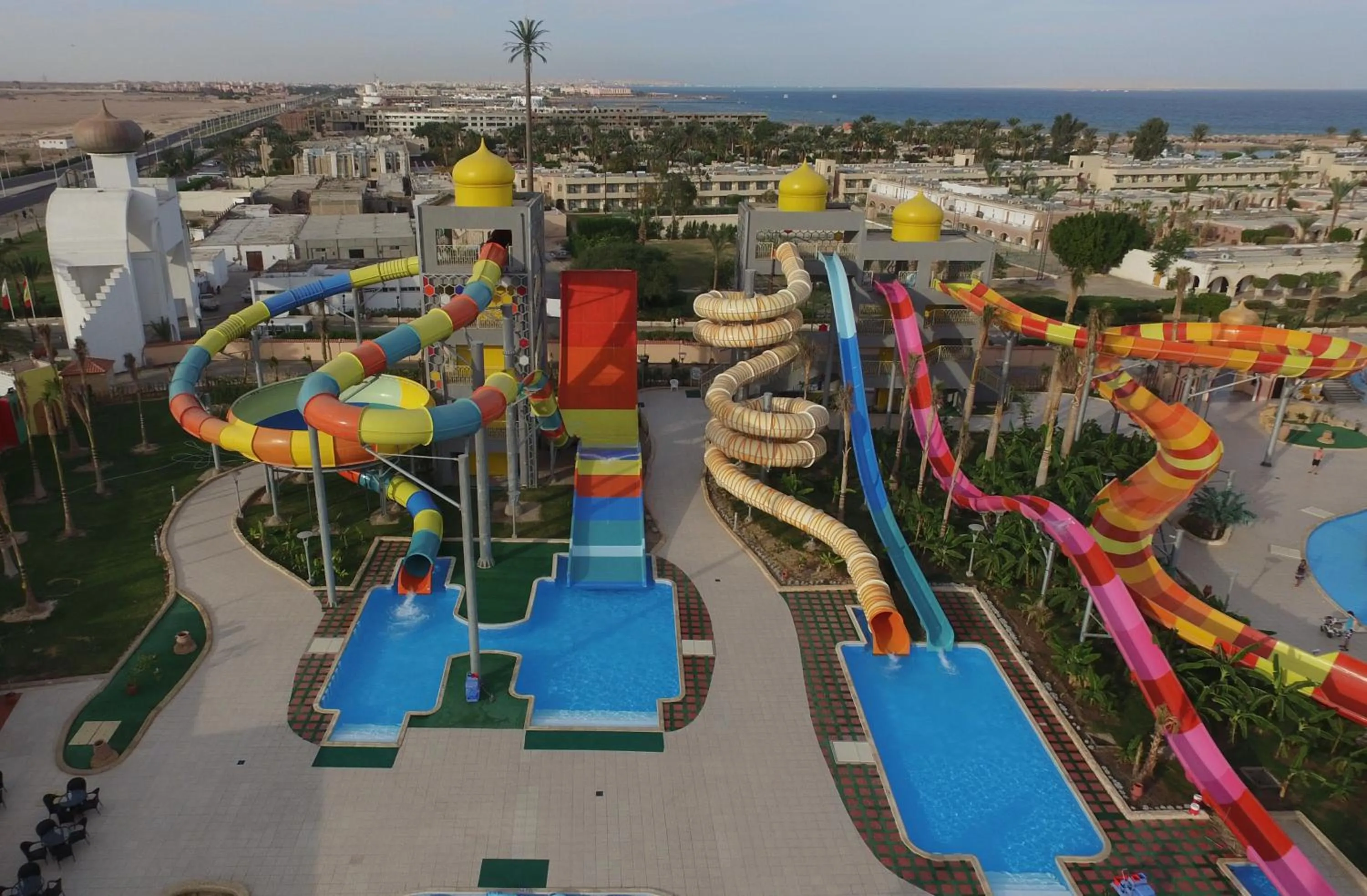 Aqua park in Ali Baba Palace Resort