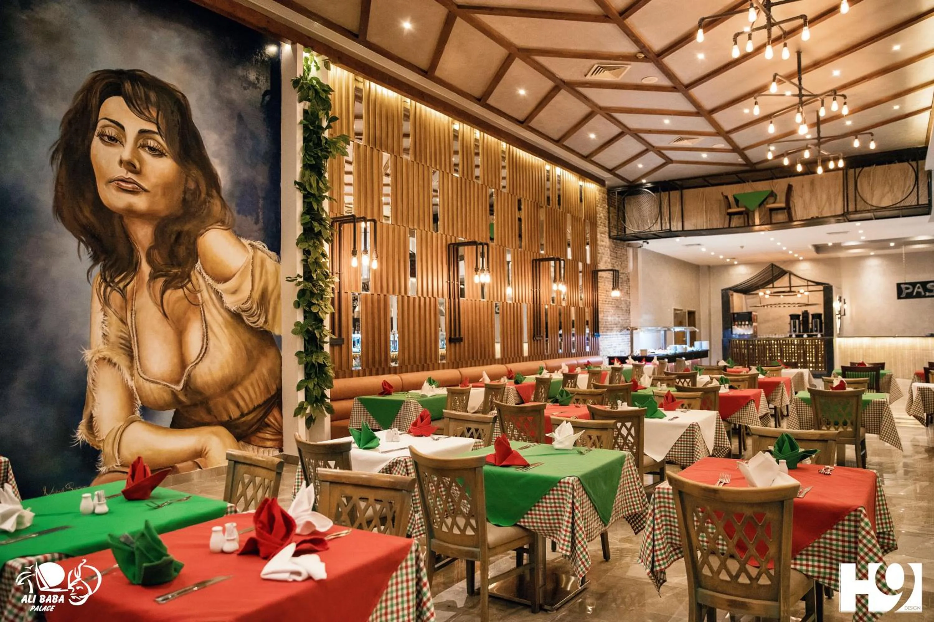 Restaurant/places to eat in Ali Baba Palace Resort