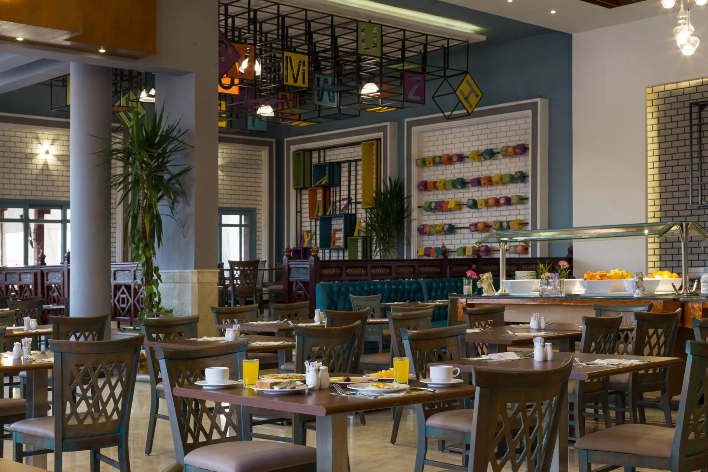 Breakfast in Ali Baba Palace Resort