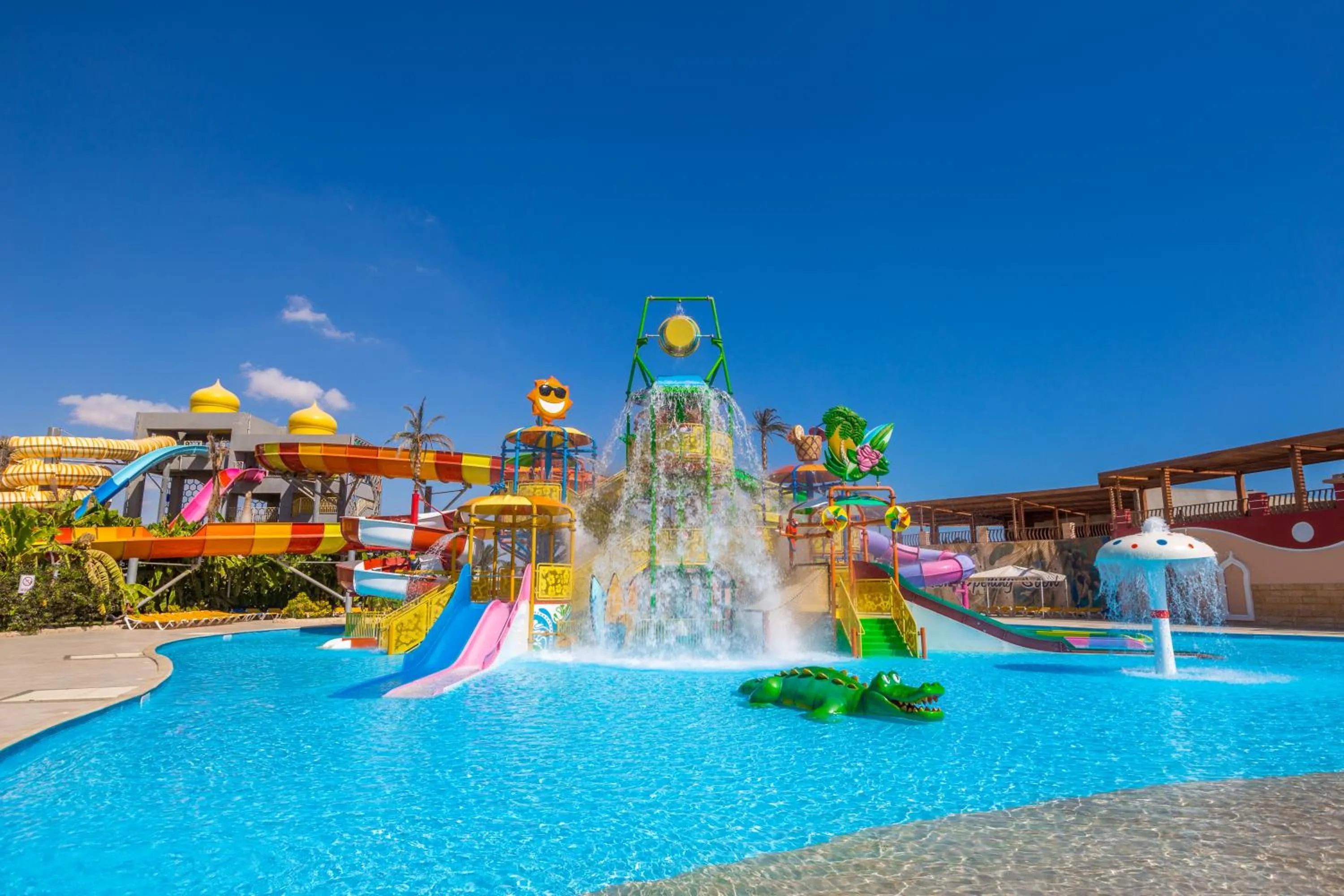 Aqua park in Ali Baba Palace Resort