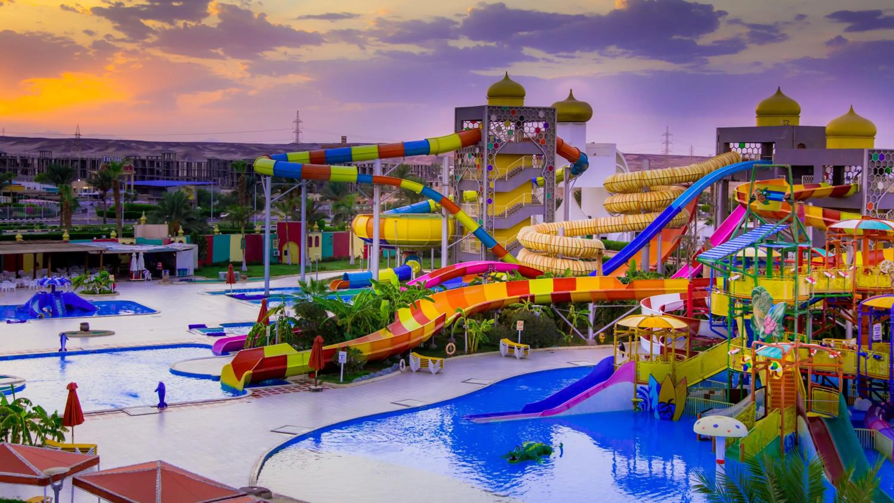 Aqua park in Ali Baba Palace Resort