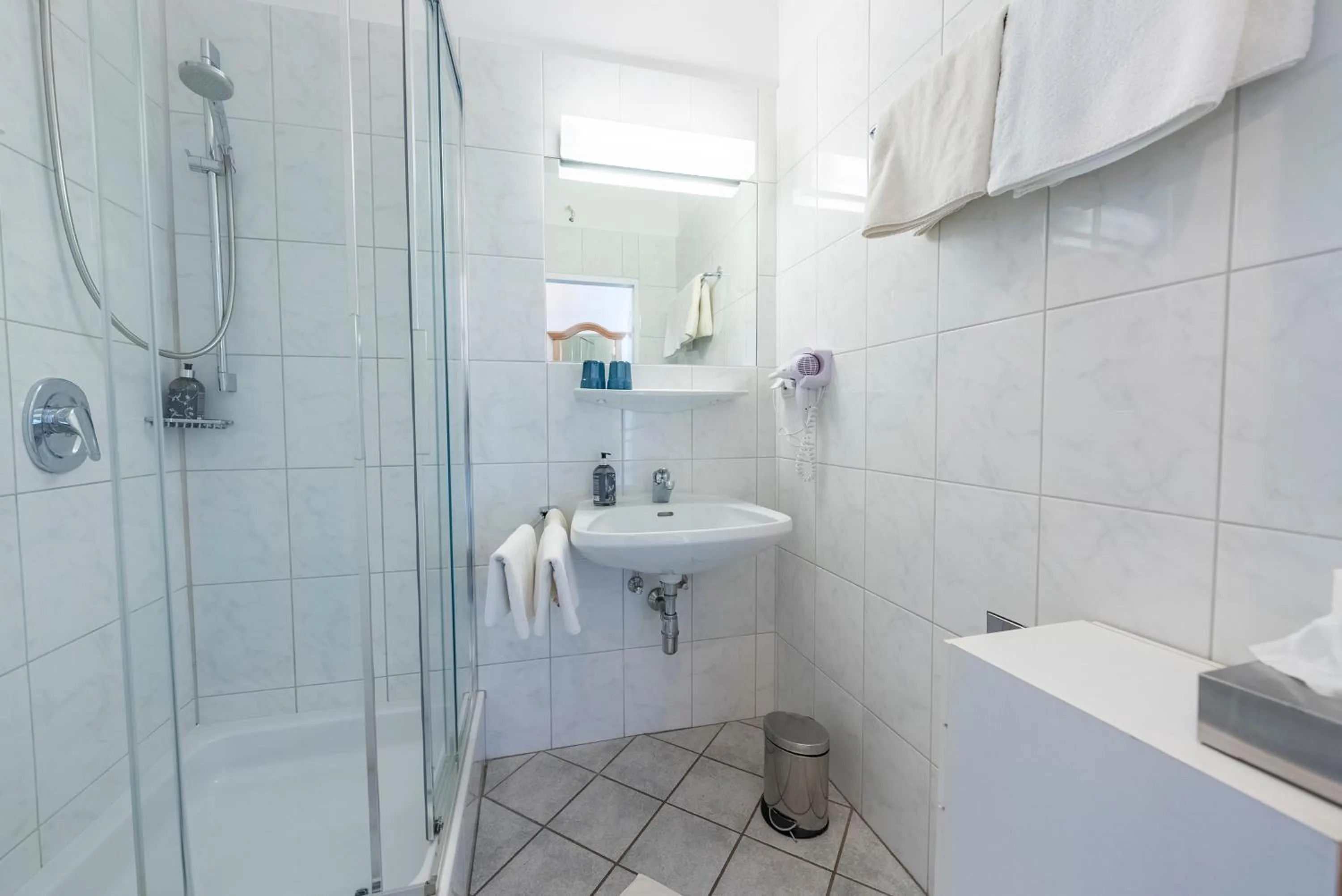 Shower in Hotel Krug