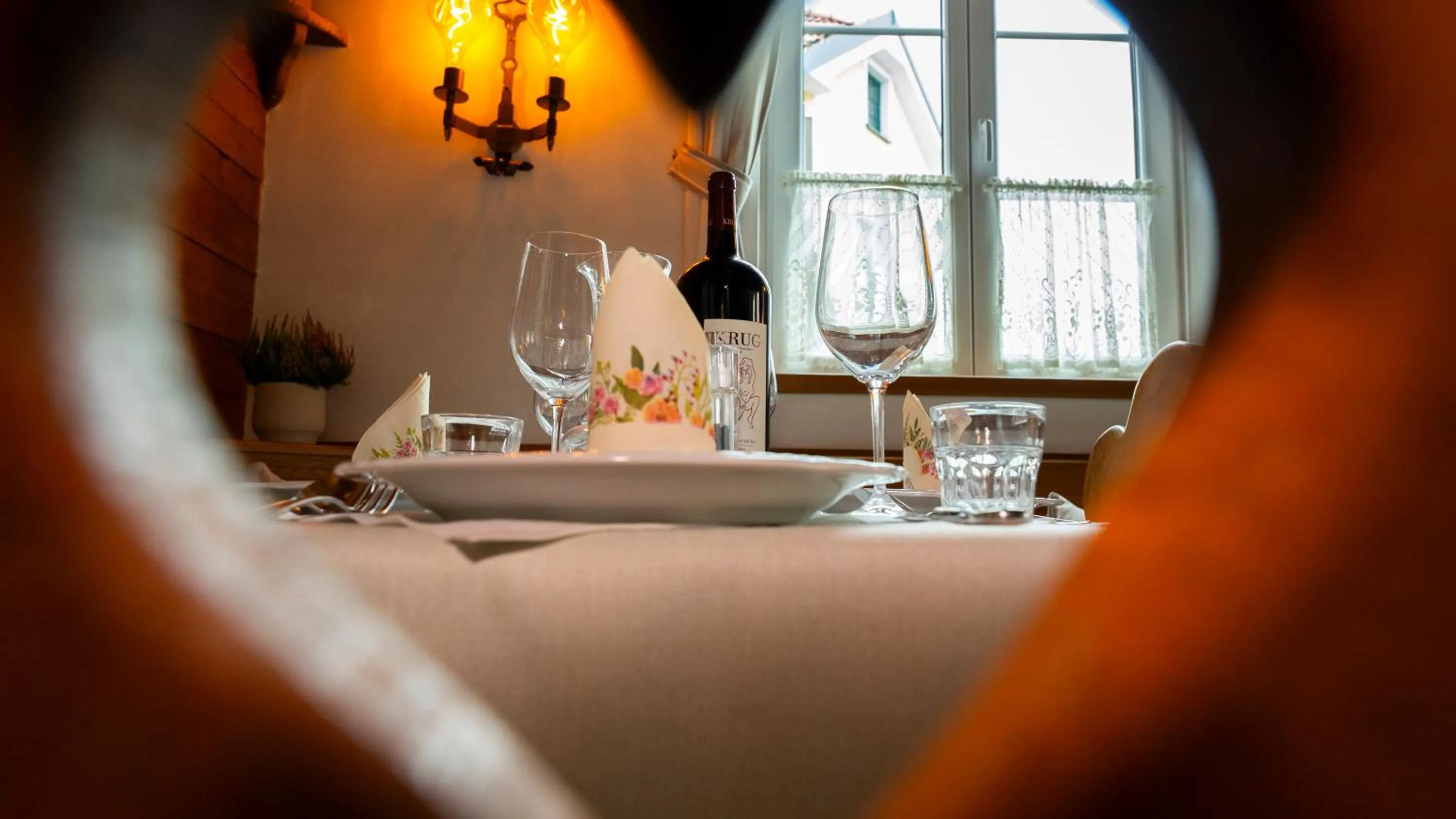 Food and drinks in Hotel Krug