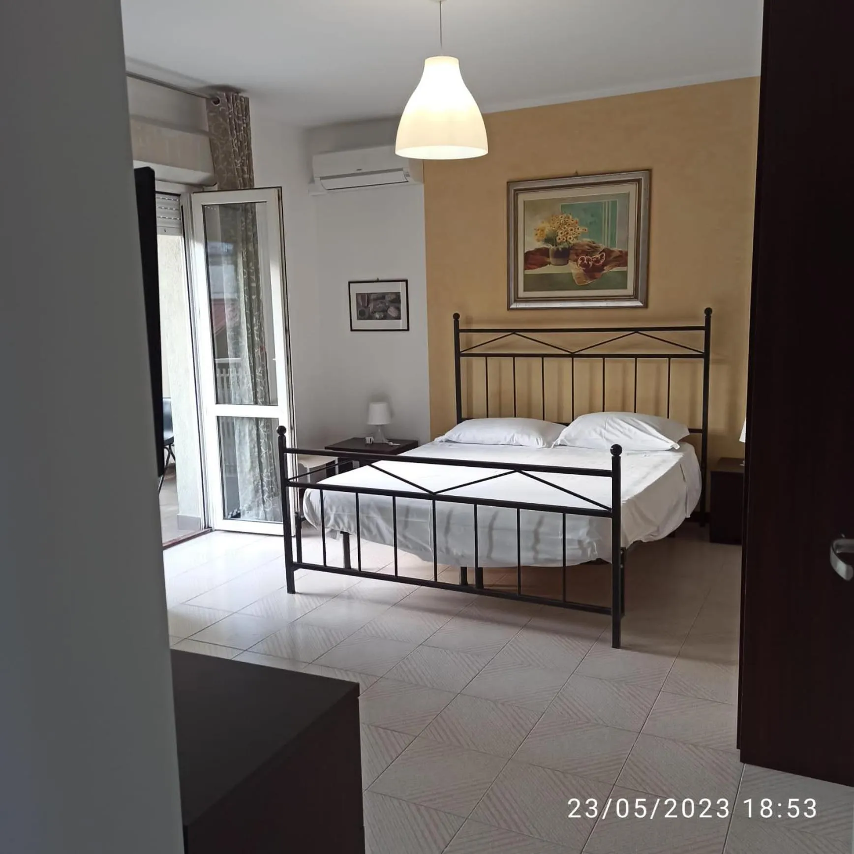 Bed in Marina D'Agrò Residence