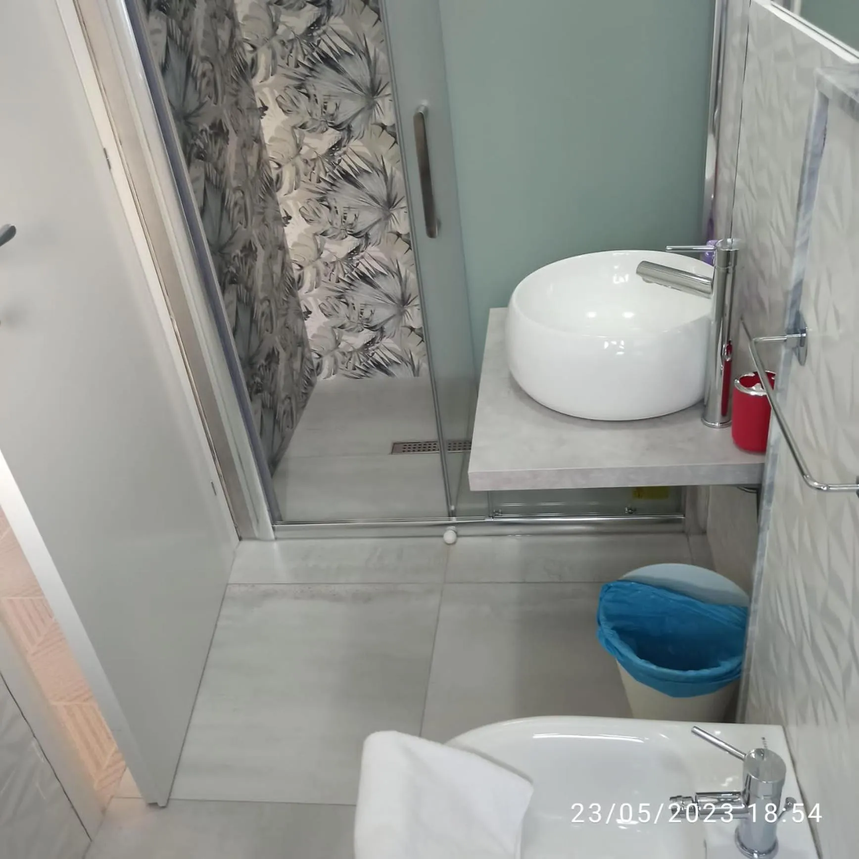Bathroom in Marina D'Agrò Residence