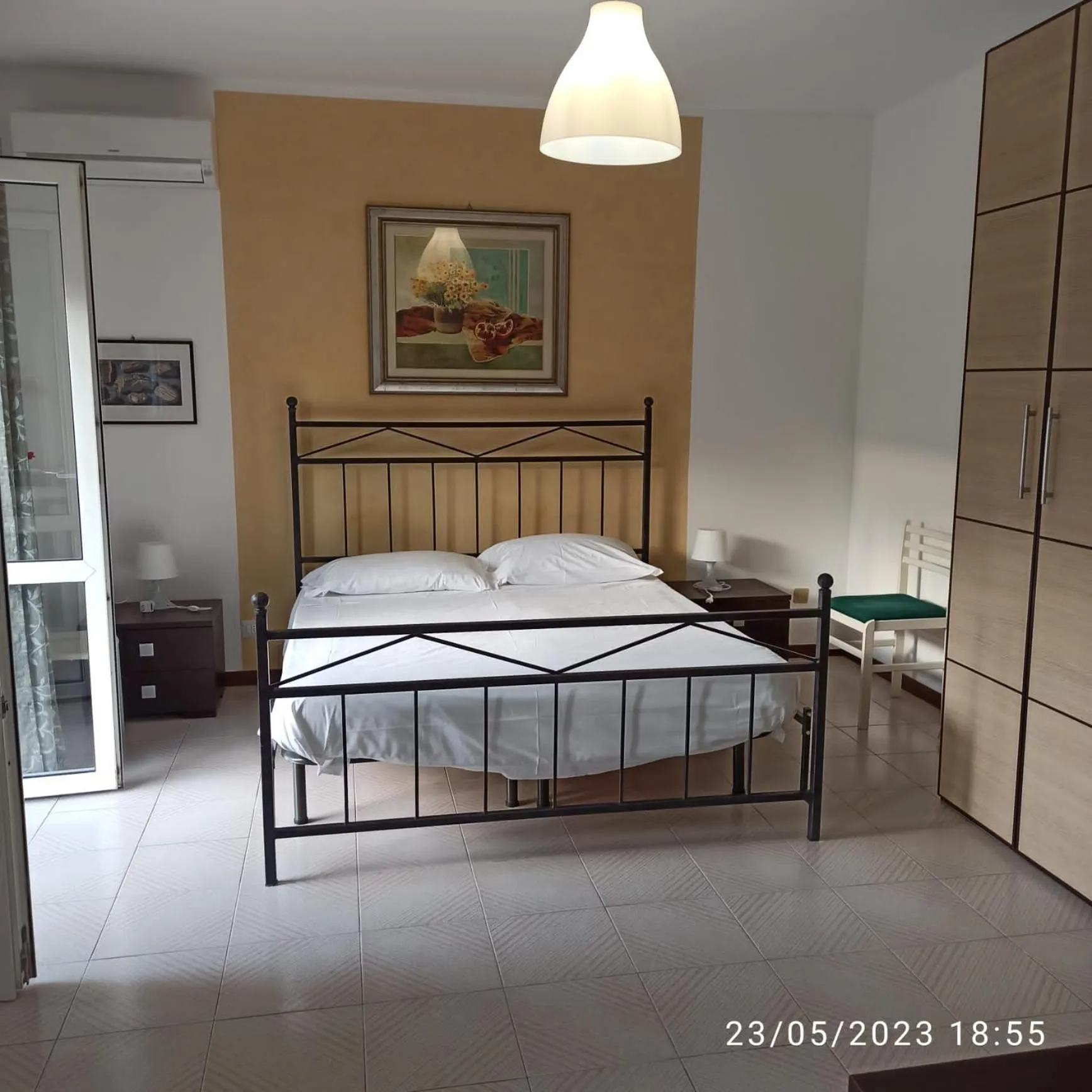 Bed in Marina D'Agrò Residence