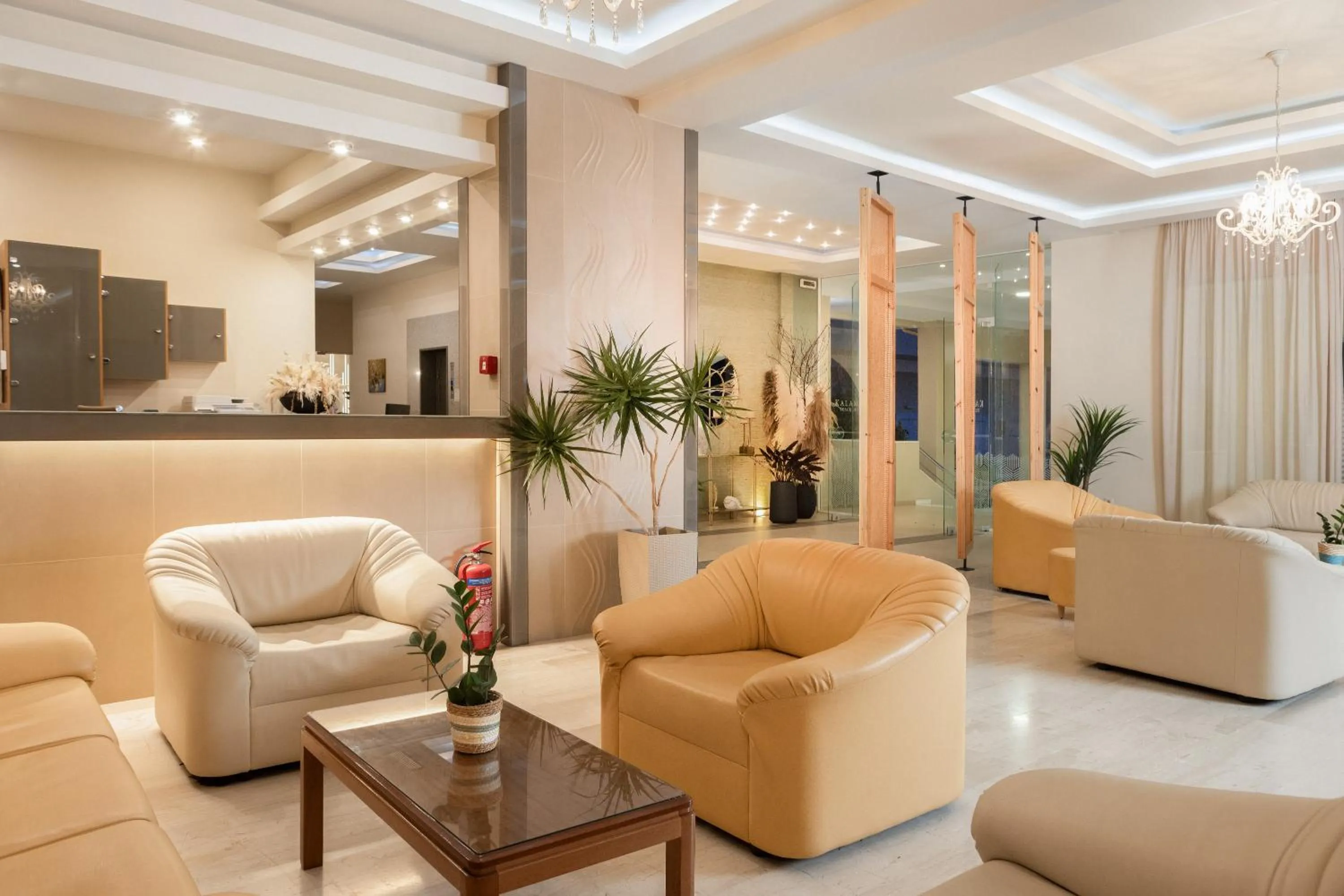 Lobby or reception in Kalamaki Beach Hotel, Zakynthos Island