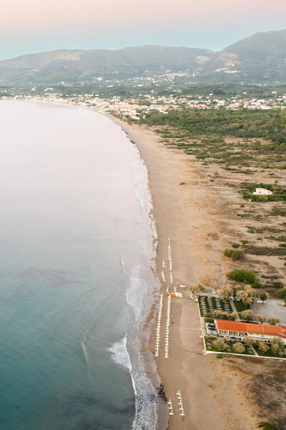 Beach in Kalamaki Beach Hotel, Zakynthos Island