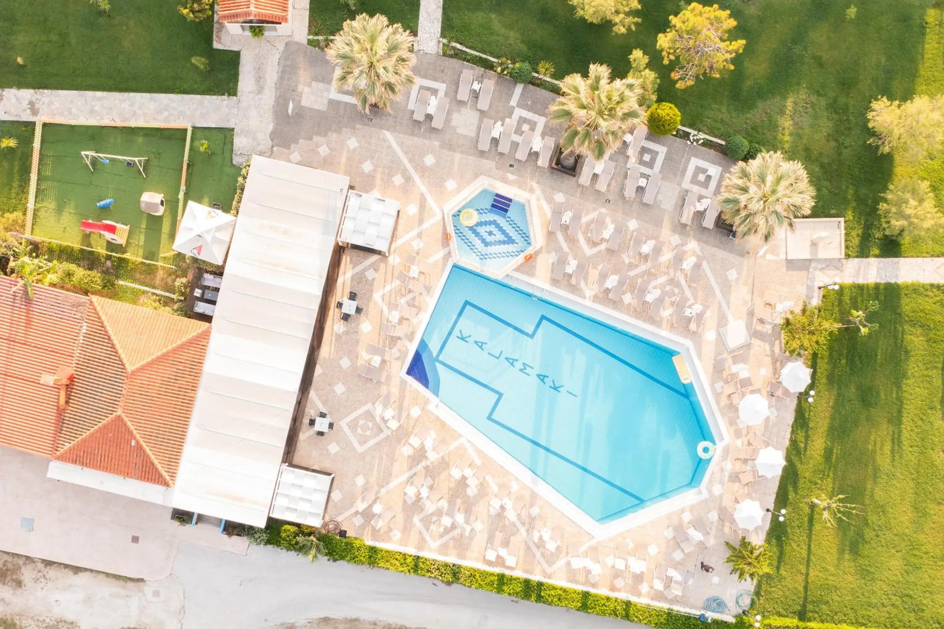 Swimming pool in Kalamaki Beach Hotel, Zakynthos Island Swimming pool in Kalamaki Beach Hotel, Zakynthos Island