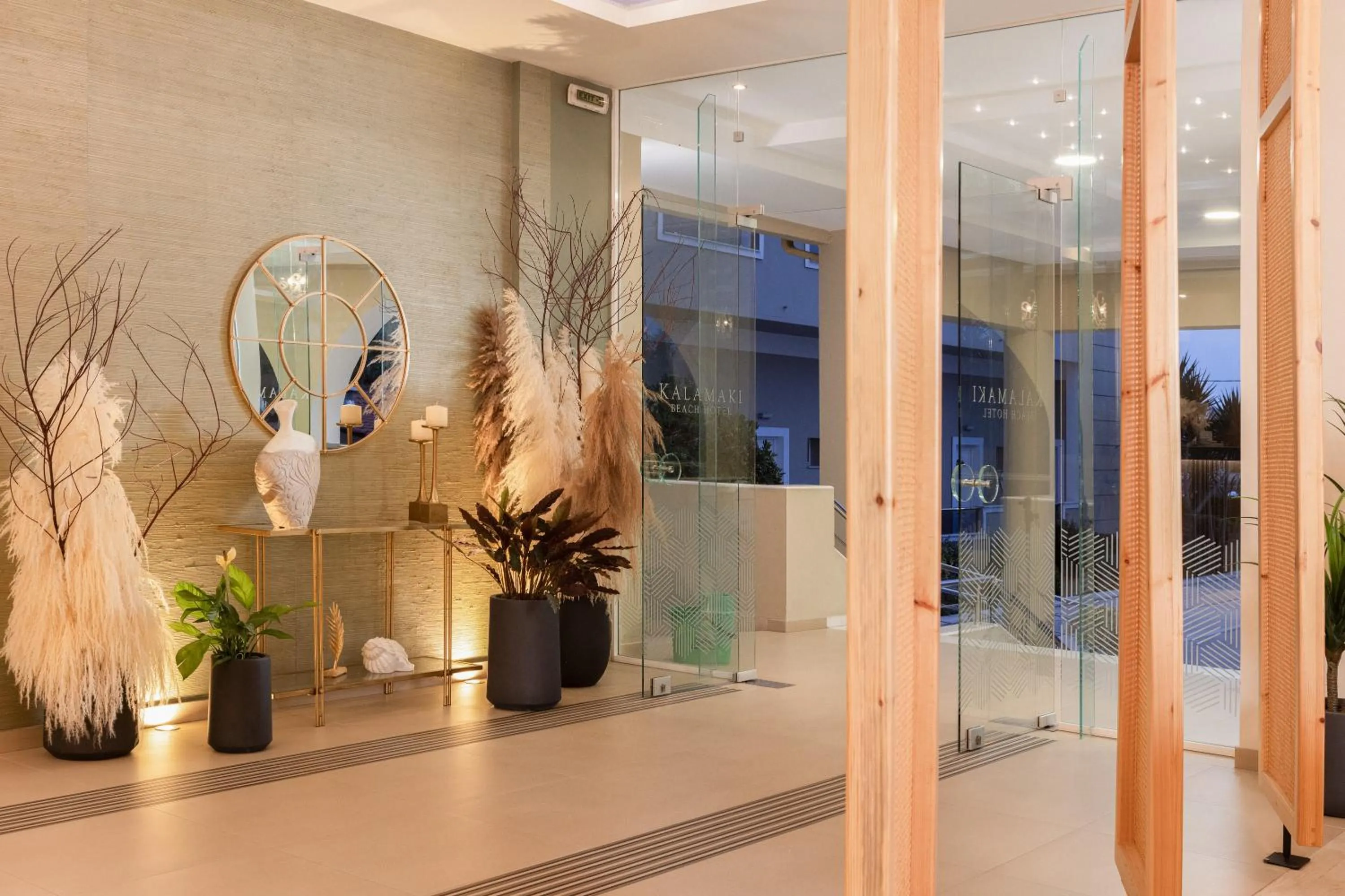 Facade/entrance in Kalamaki Beach Hotel, Zakynthos Island