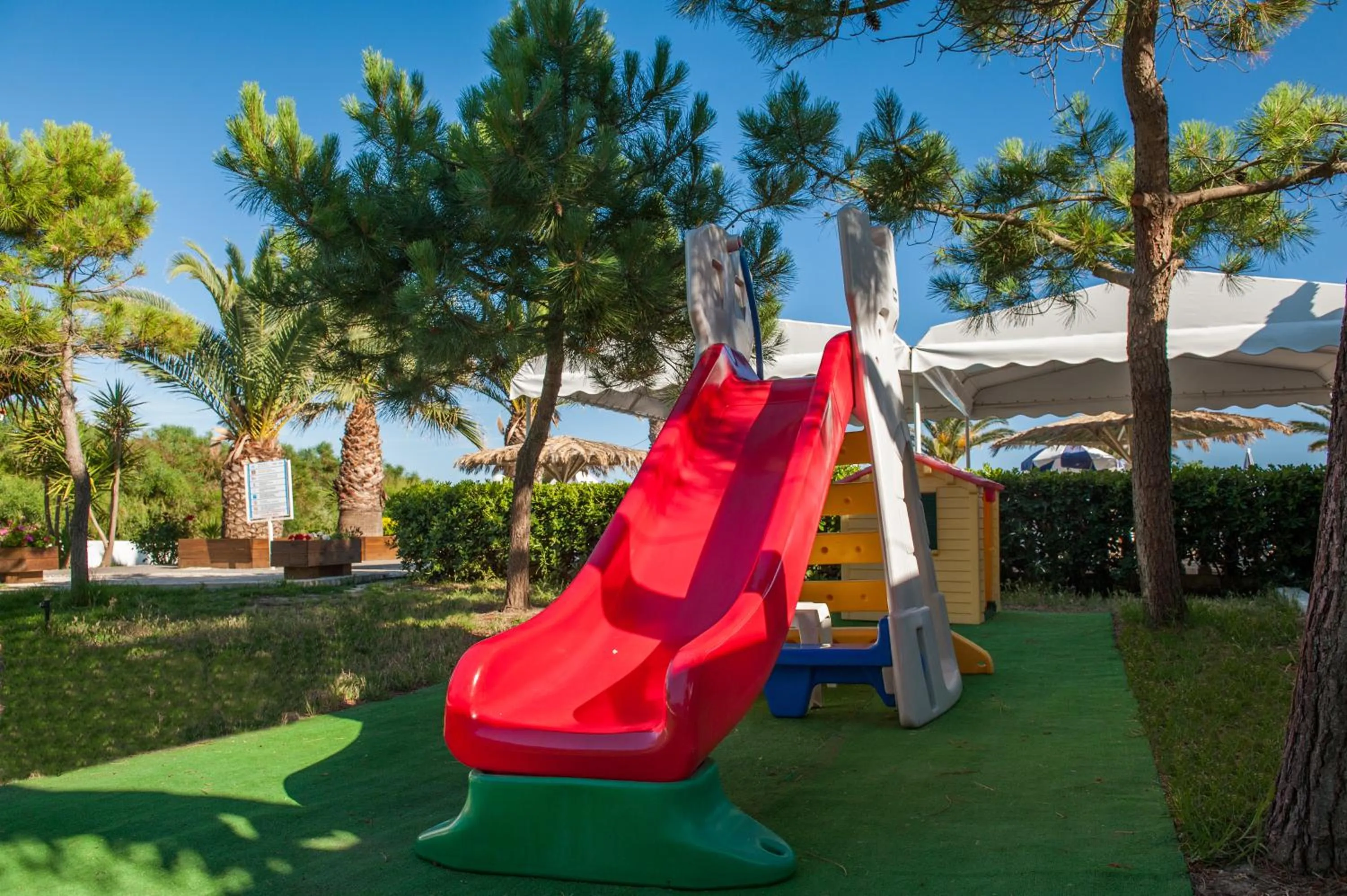 Children play ground in Kalamaki Beach Hotel, Zakynthos Island