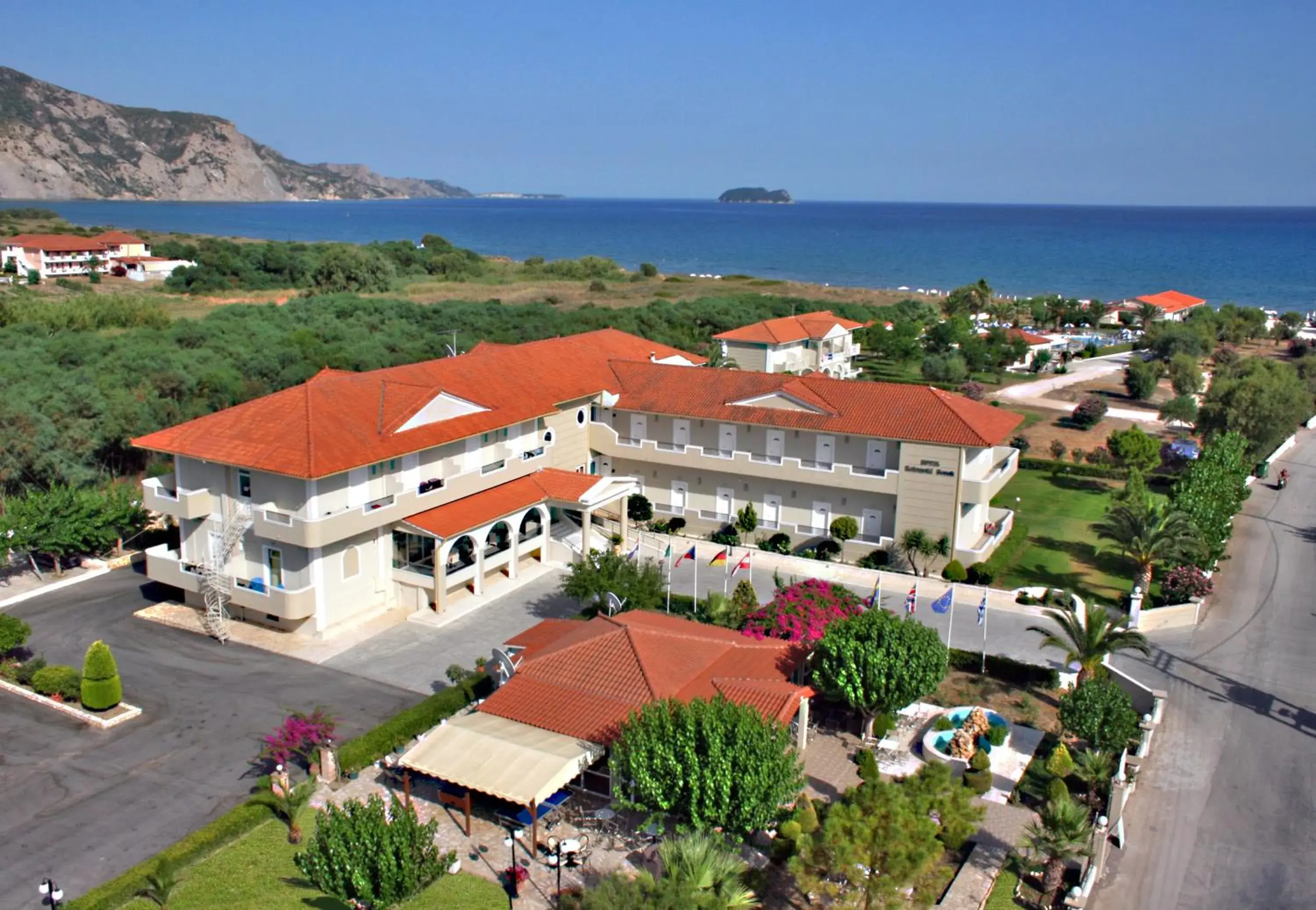 Property building in Kalamaki Beach Hotel, Zakynthos Island Property building in Kalamaki Beach Hotel, Zakynthos Island