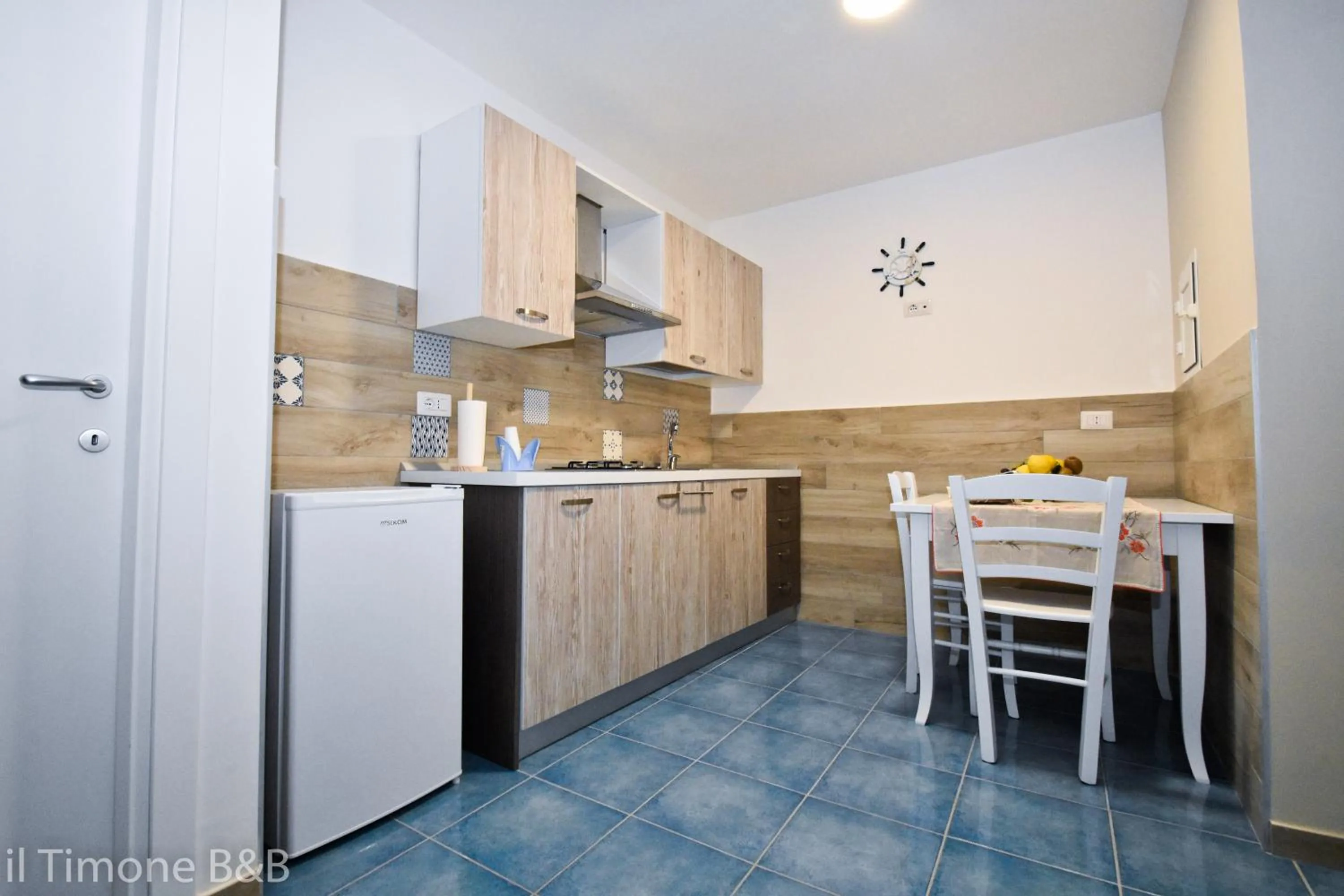 Kitchen or kitchenette in il Timone B&B