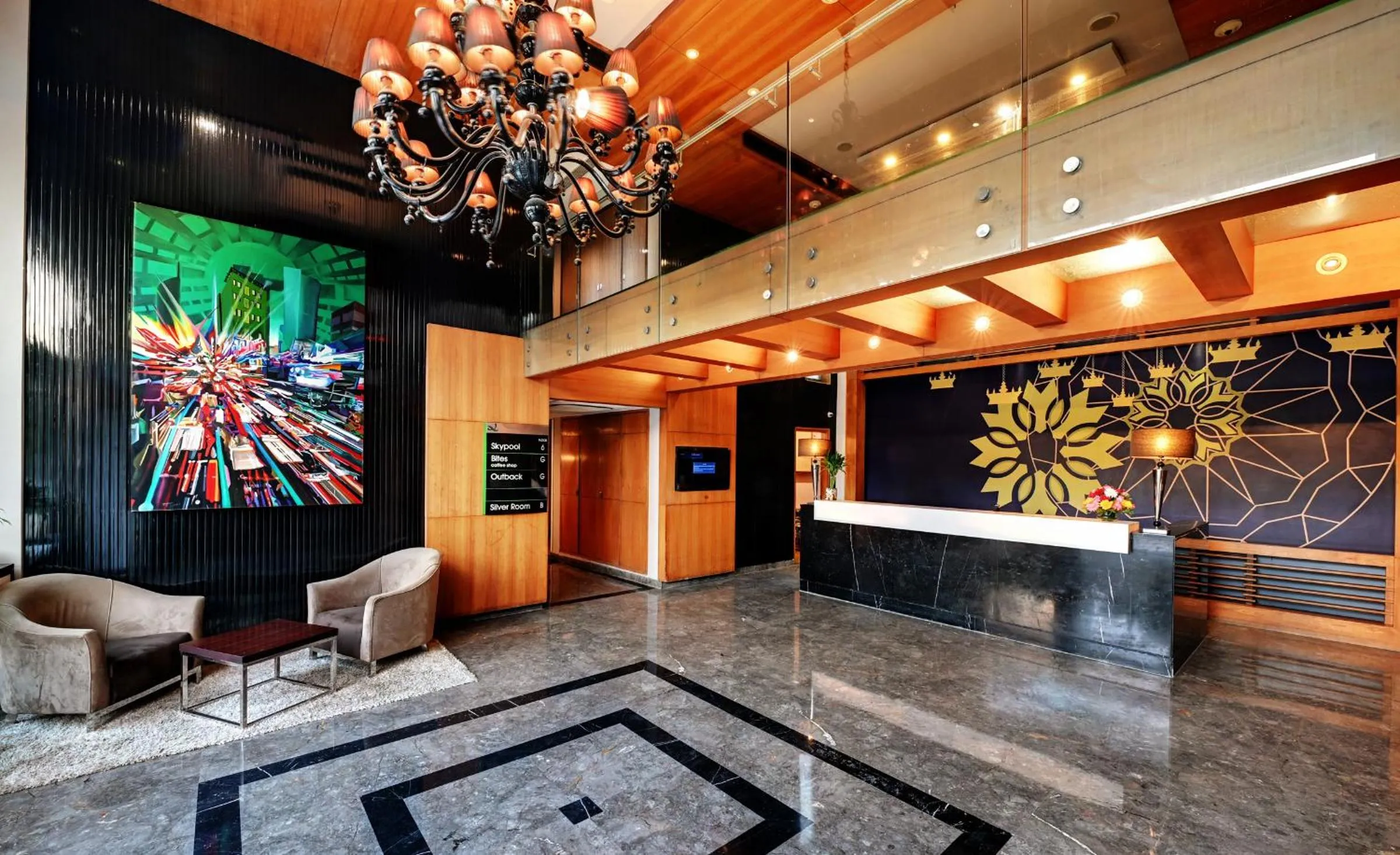 Lobby or reception in Quality Inn Gurgaon