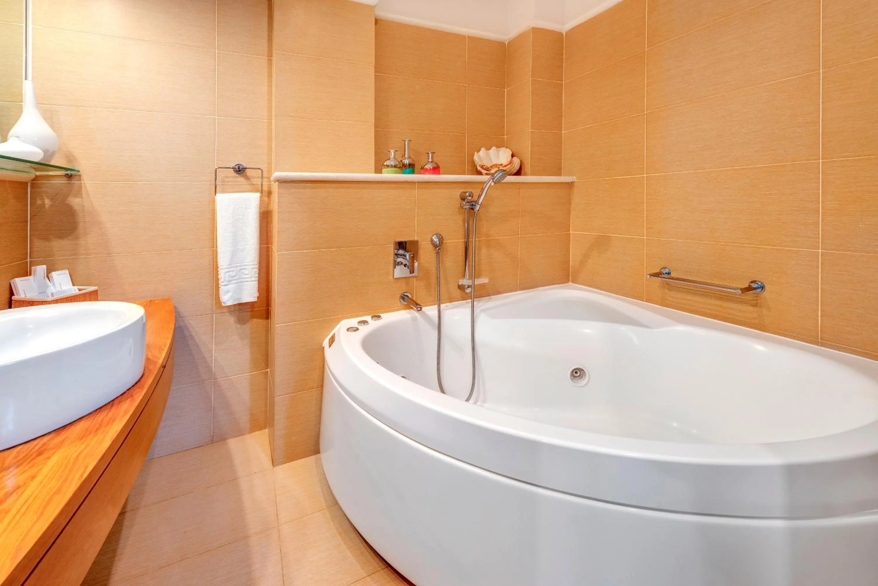 Bathroom in Nissaki Beach Hotel