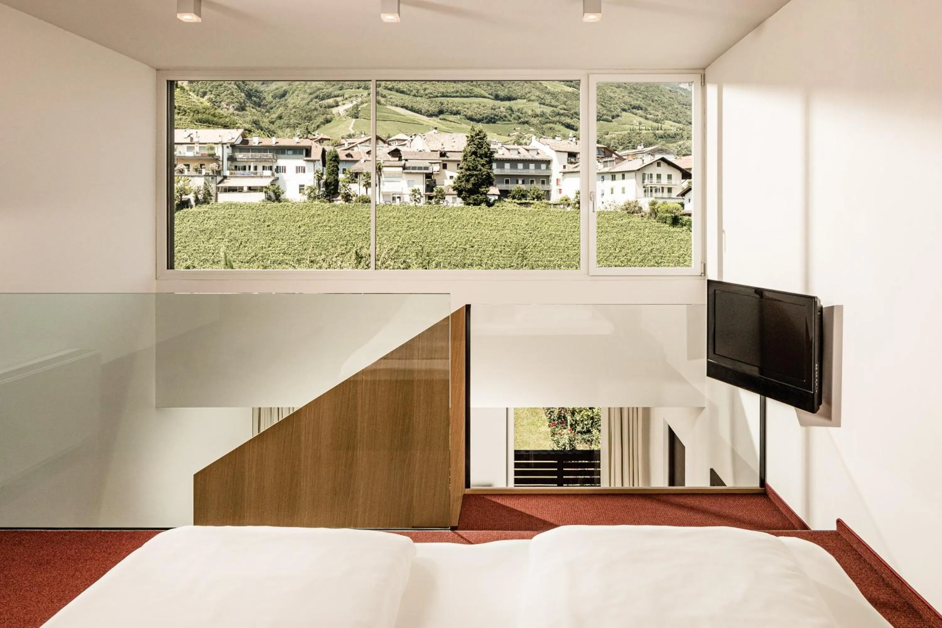 Bedroom, Bed in Hotel Traminerhof