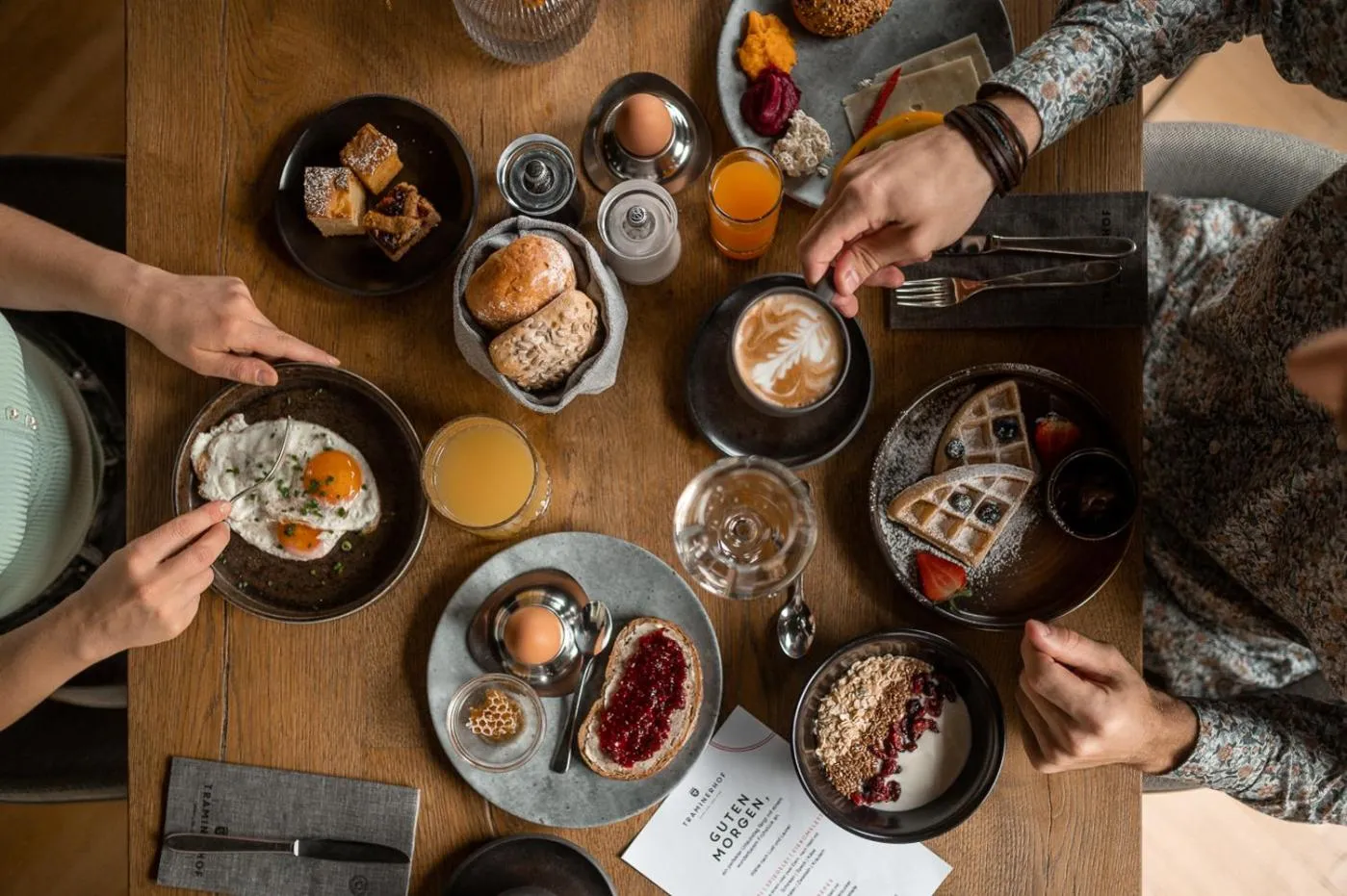 Breakfast in Hotel Traminerhof
