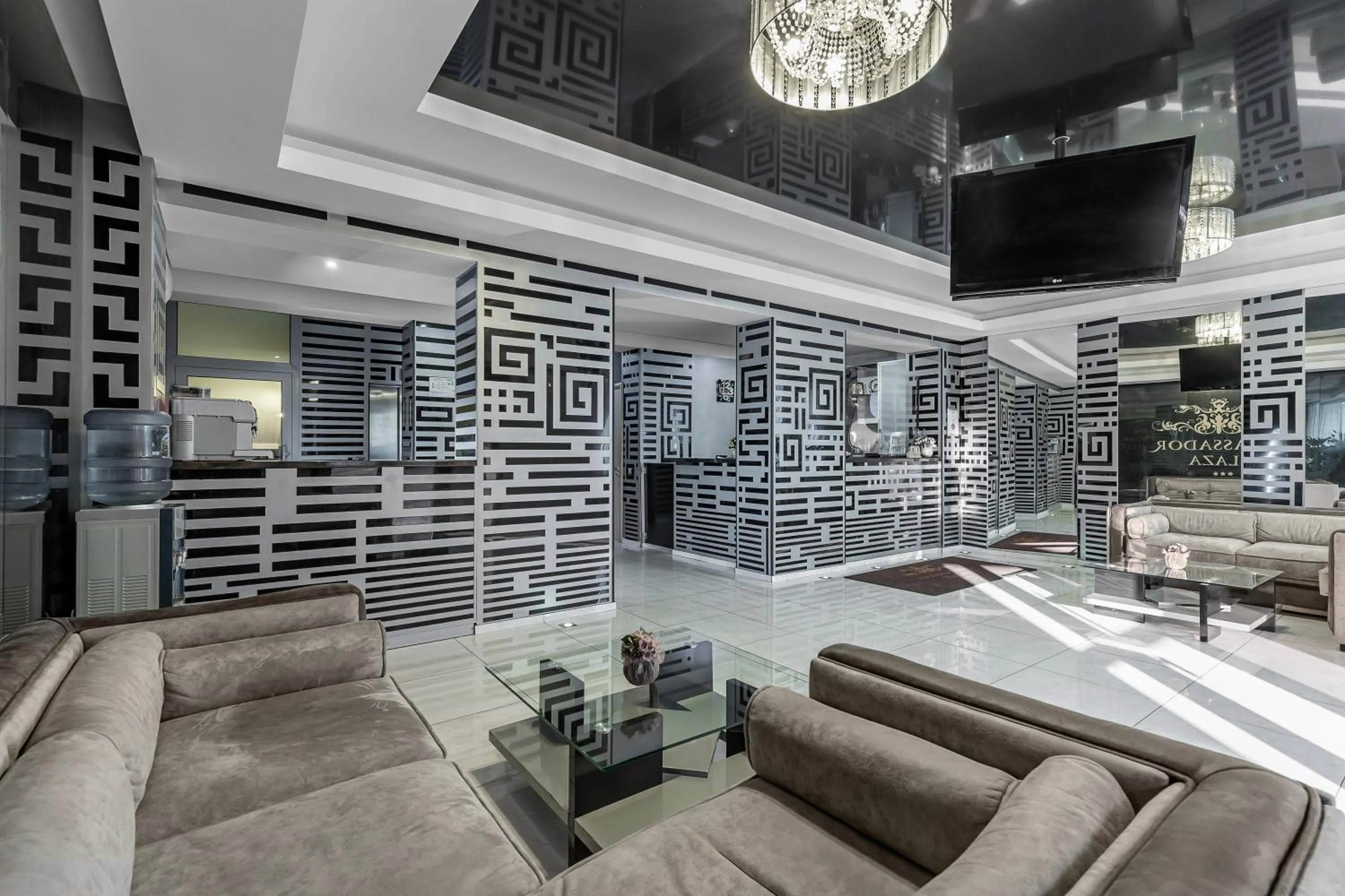 Seating area in Ambassador Plaza