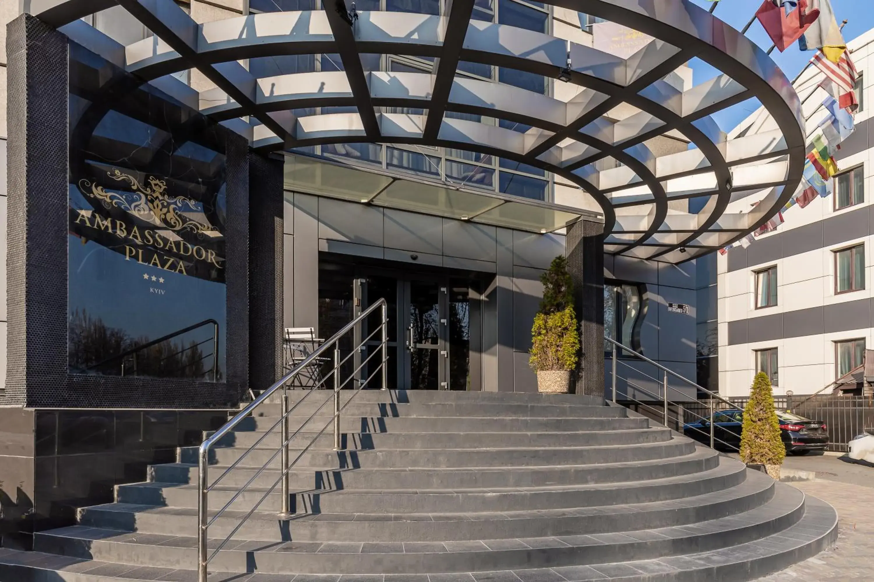 Facade/entrance in Ambassador Plaza Facade/entrance in Ambassador Plaza