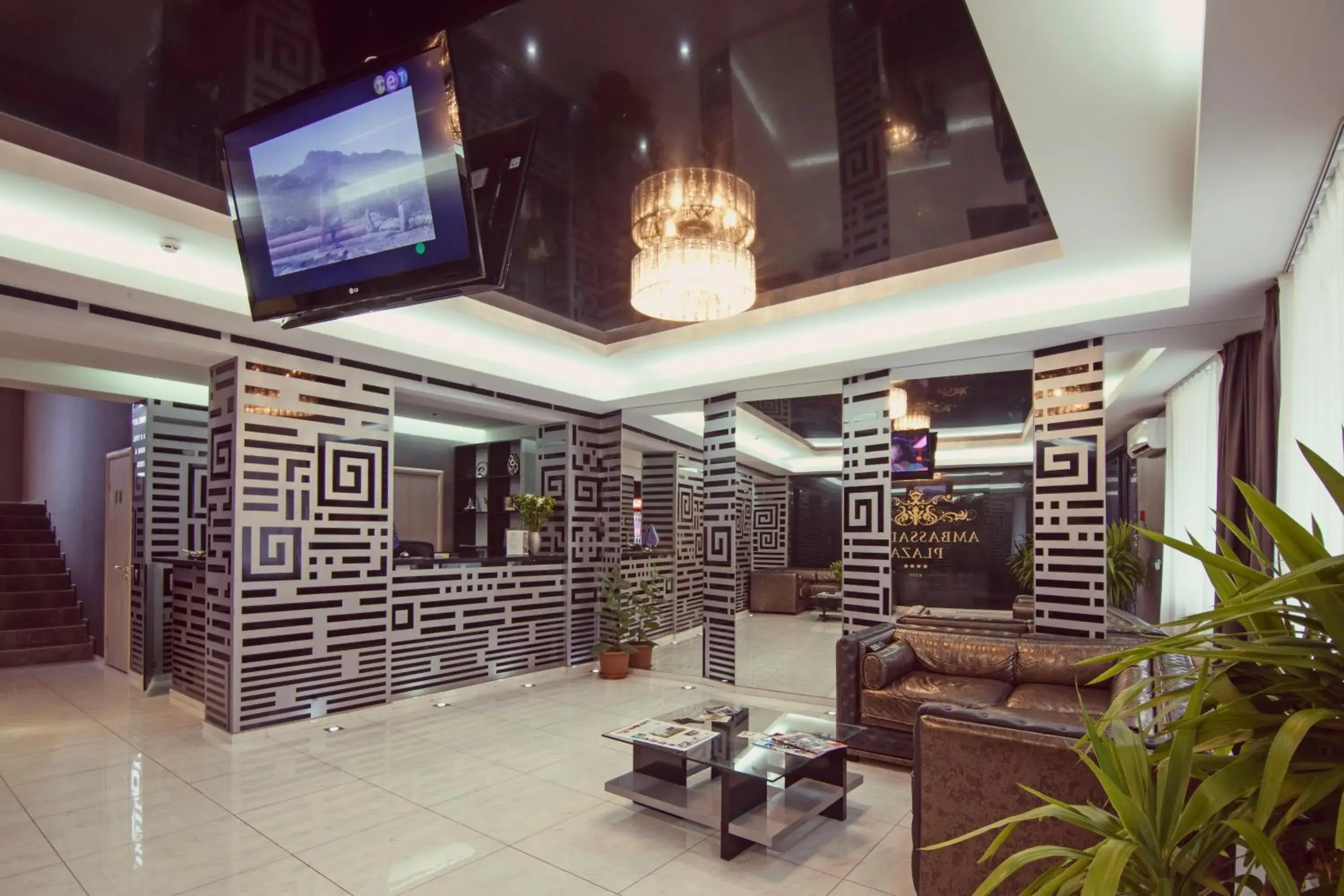 Lobby or reception in Ambassador Plaza Lobby or reception in Ambassador Plaza