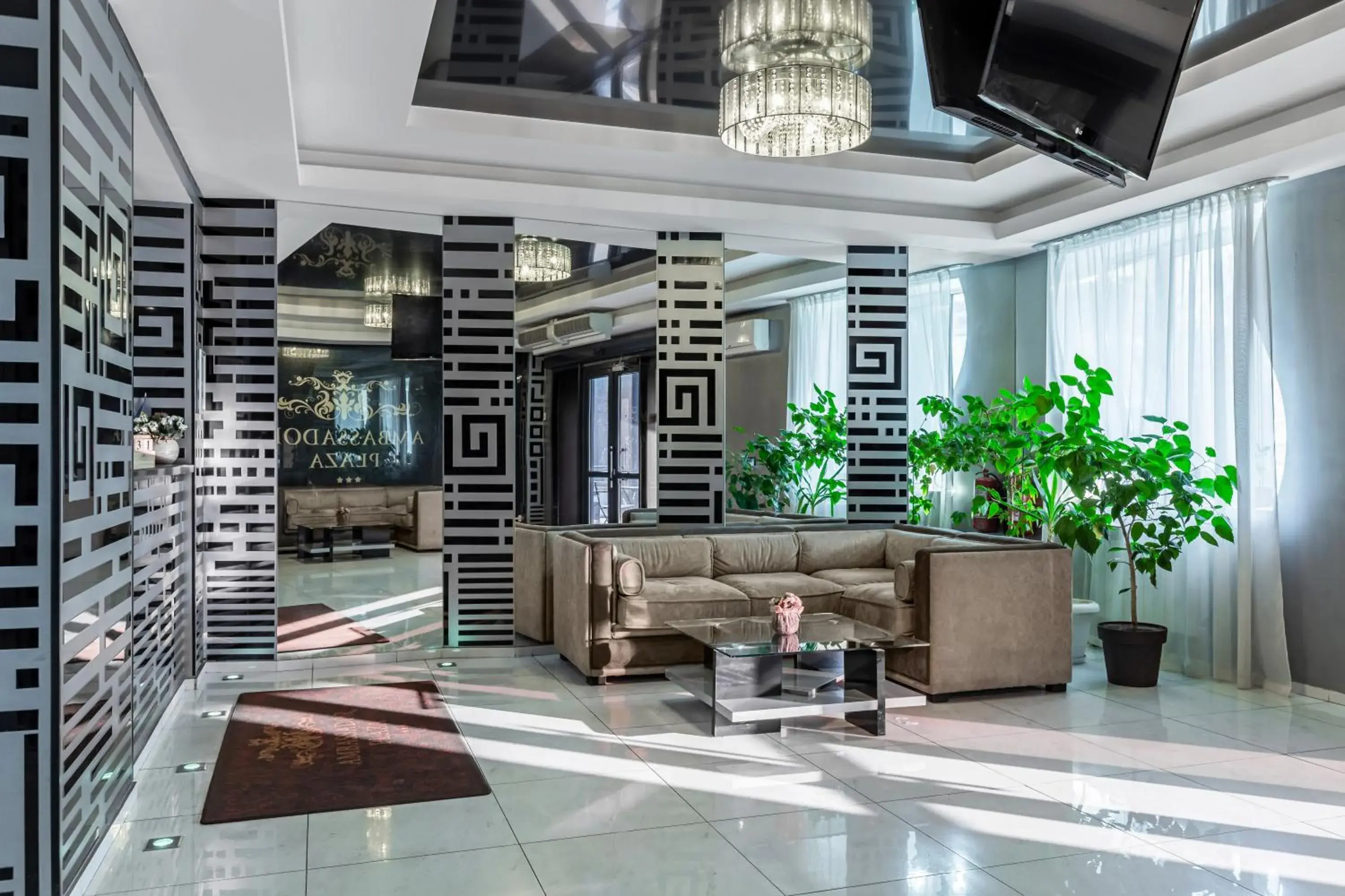 Lobby or reception in Ambassador Plaza Lobby or reception in Ambassador Plaza
