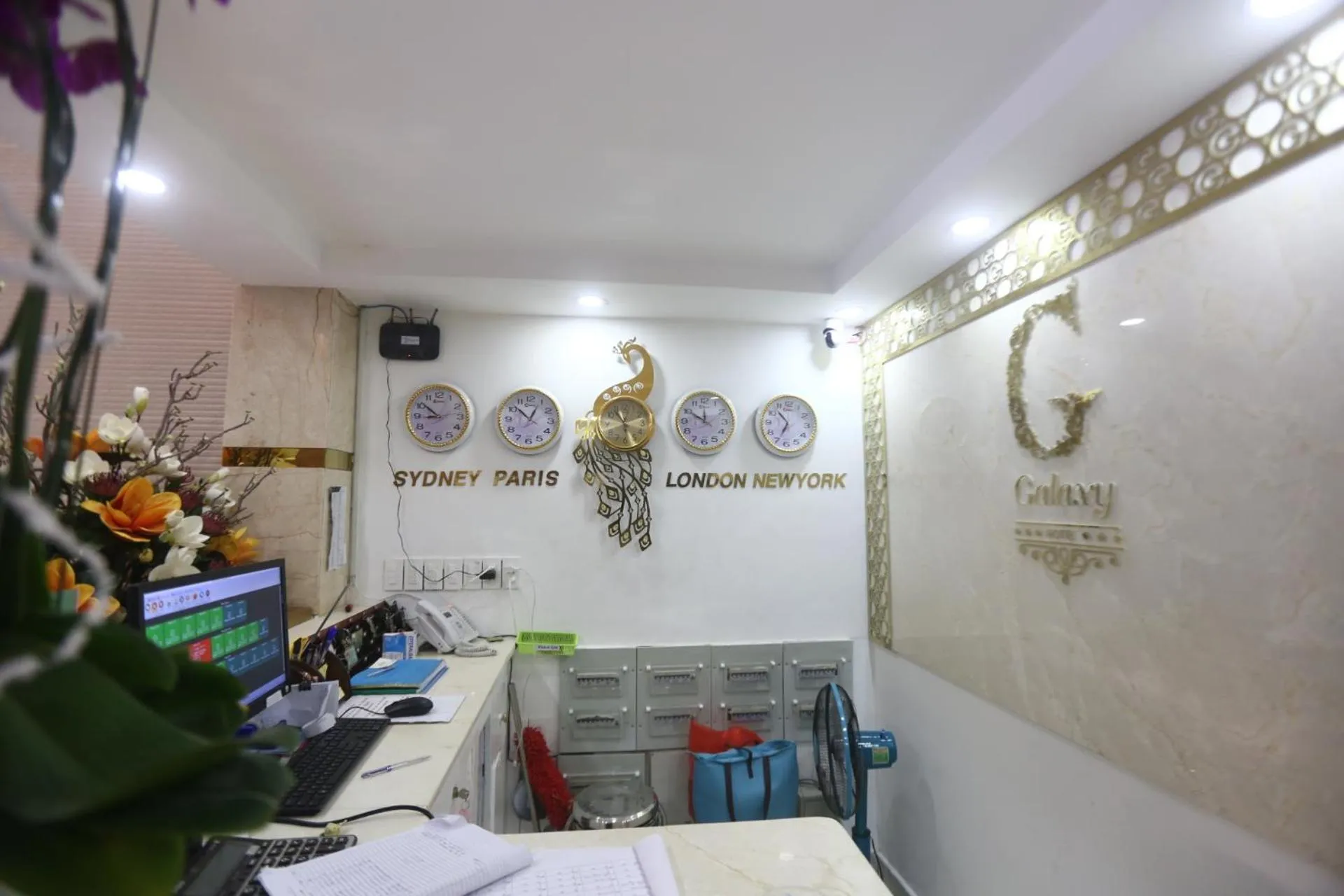 Living room in Galaxy Hotel