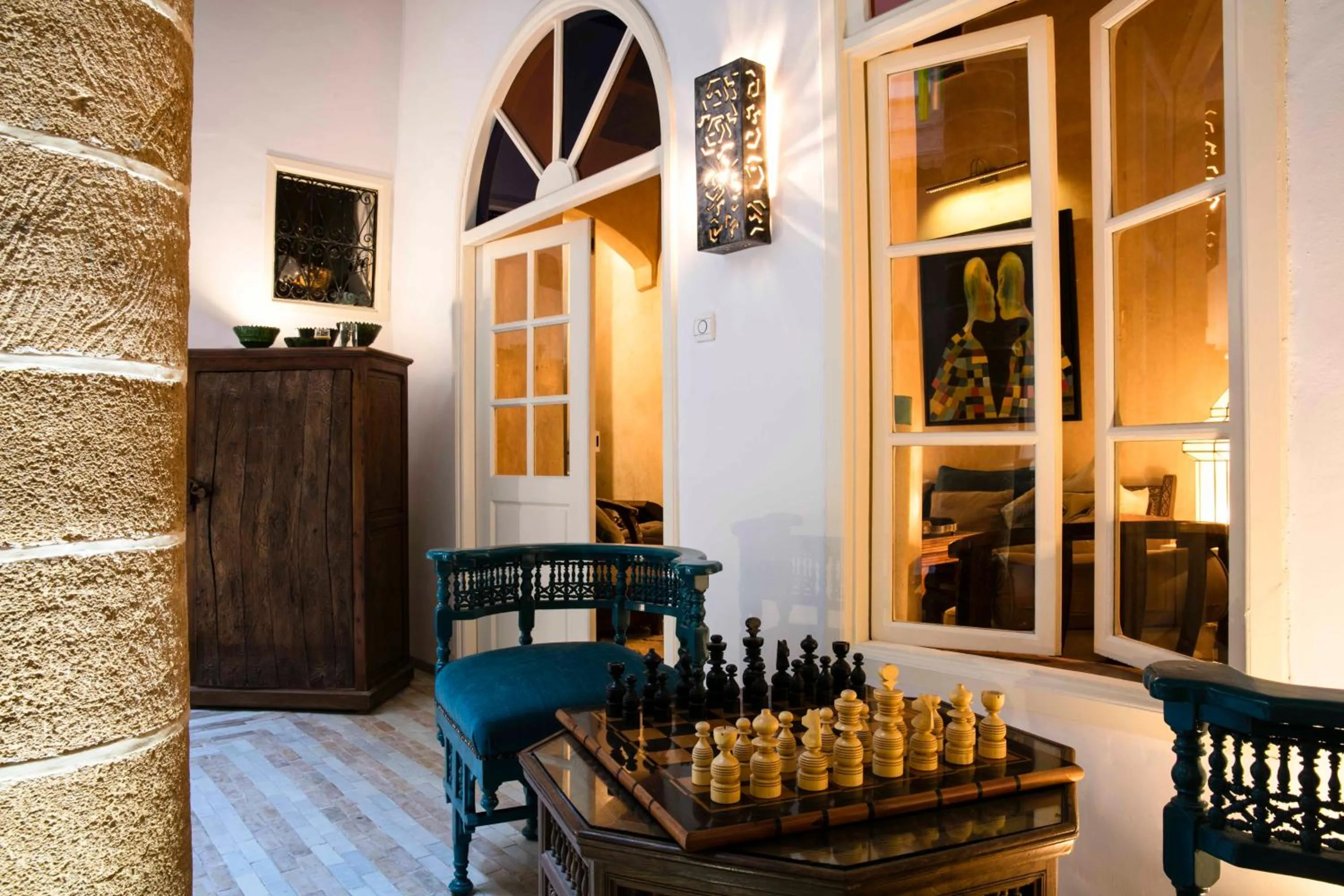 Seating area in Riad Emotion