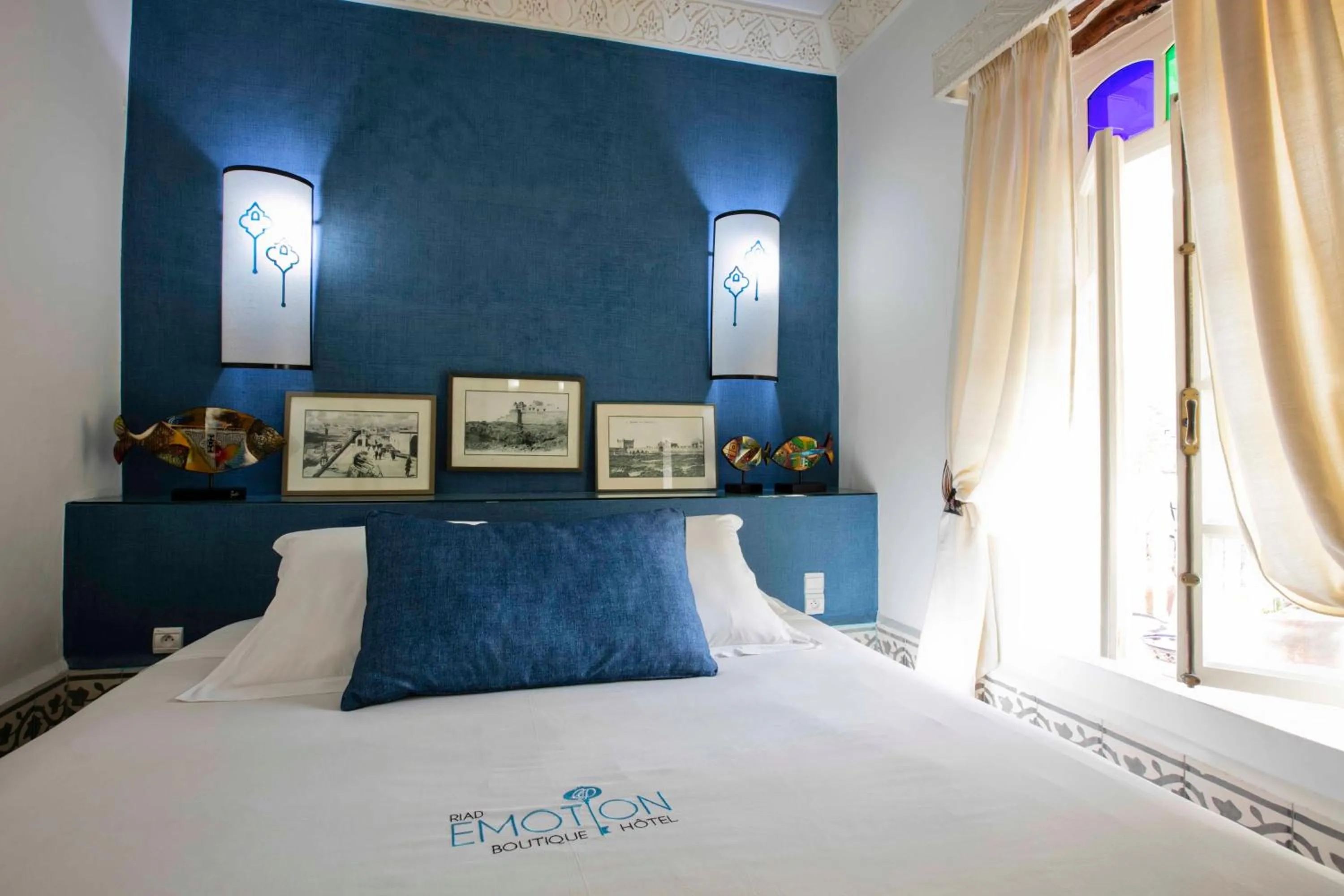 Decorative detail, Bed in Riad Emotion