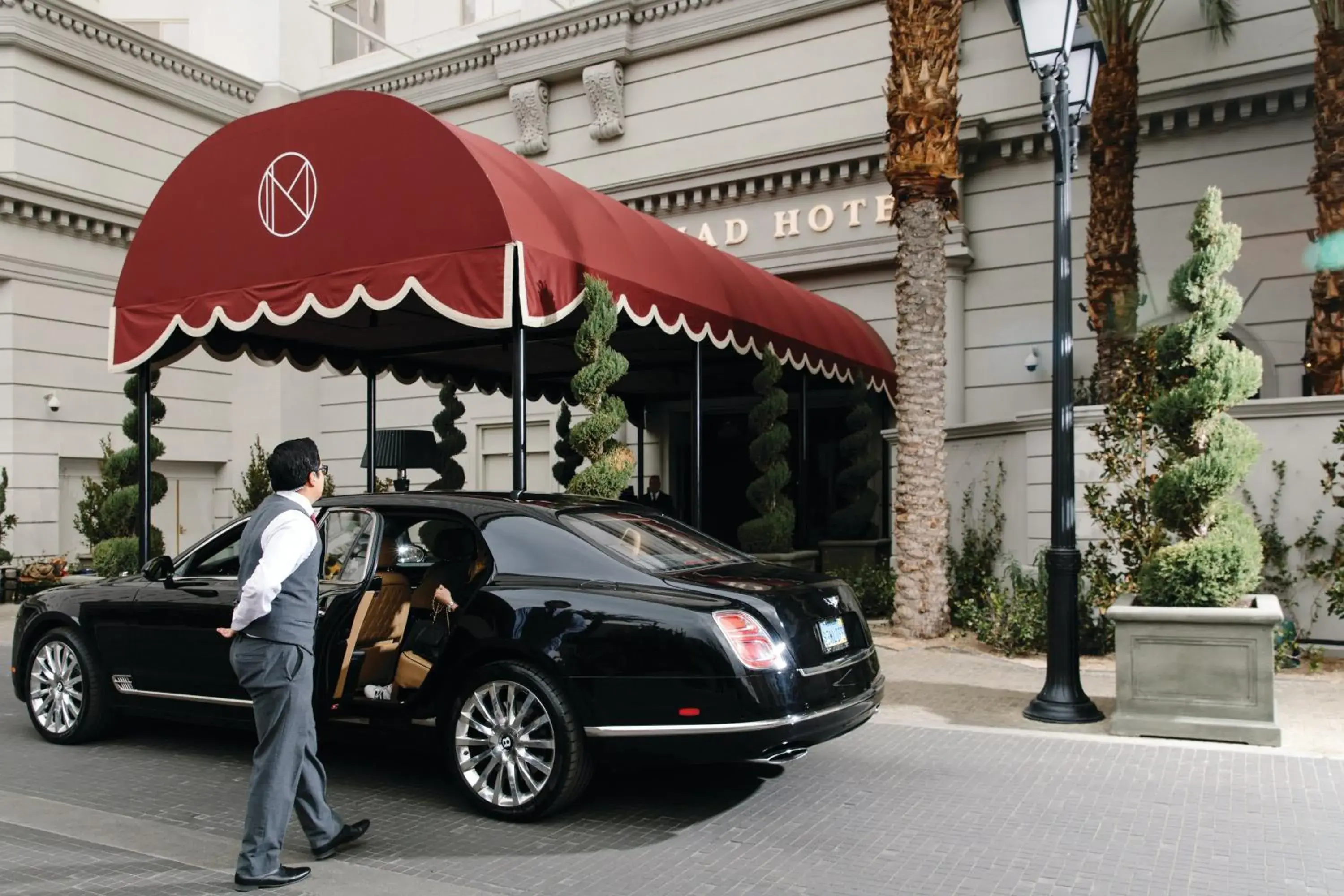 Facade/entrance in NoMad Las Vegas Facade/entrance in NoMad Las Vegas