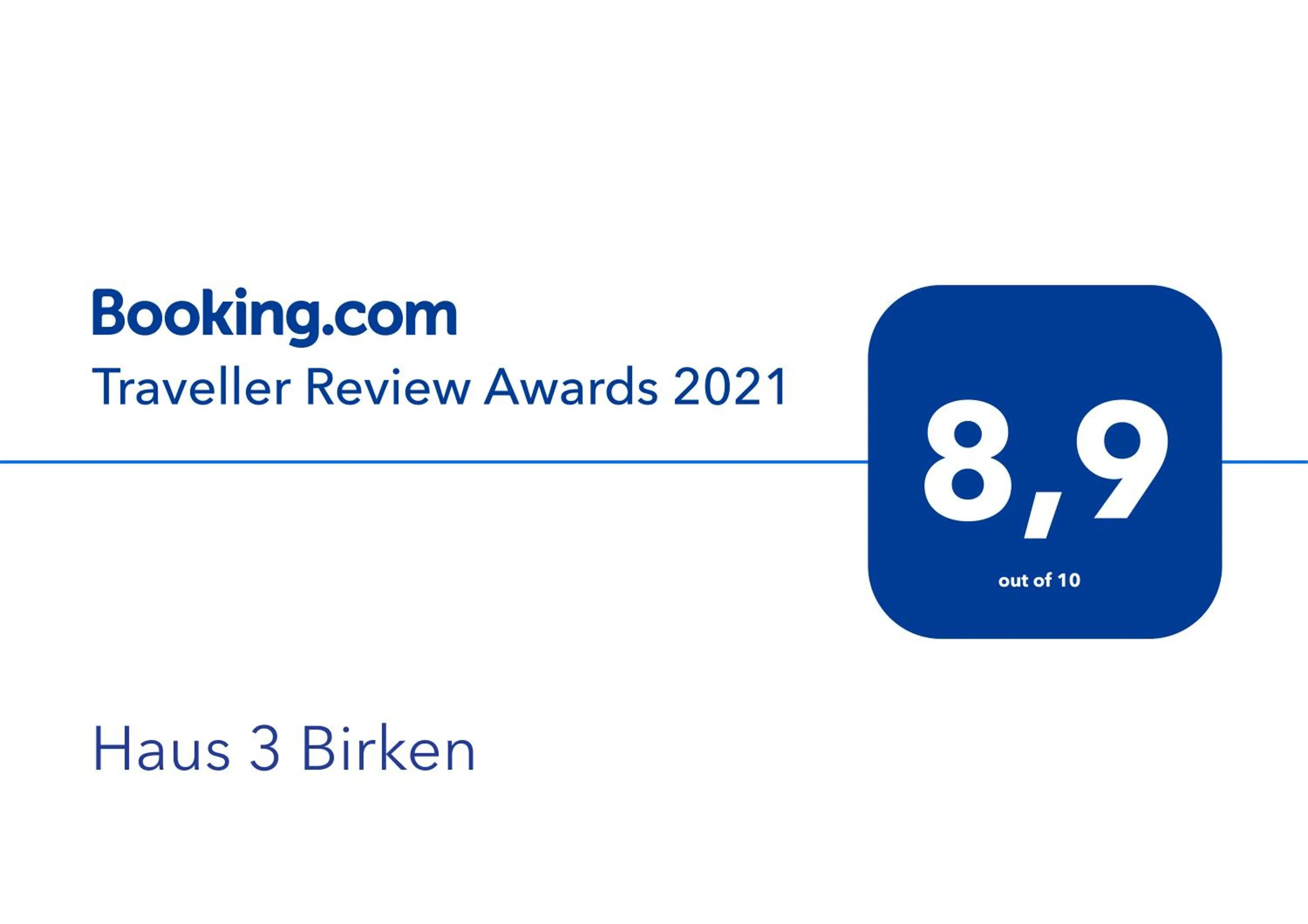 Logo/Certificate/Sign in Haus 3 Birken