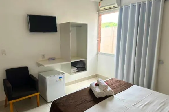 Bed in Shalom Pousada Capitólio