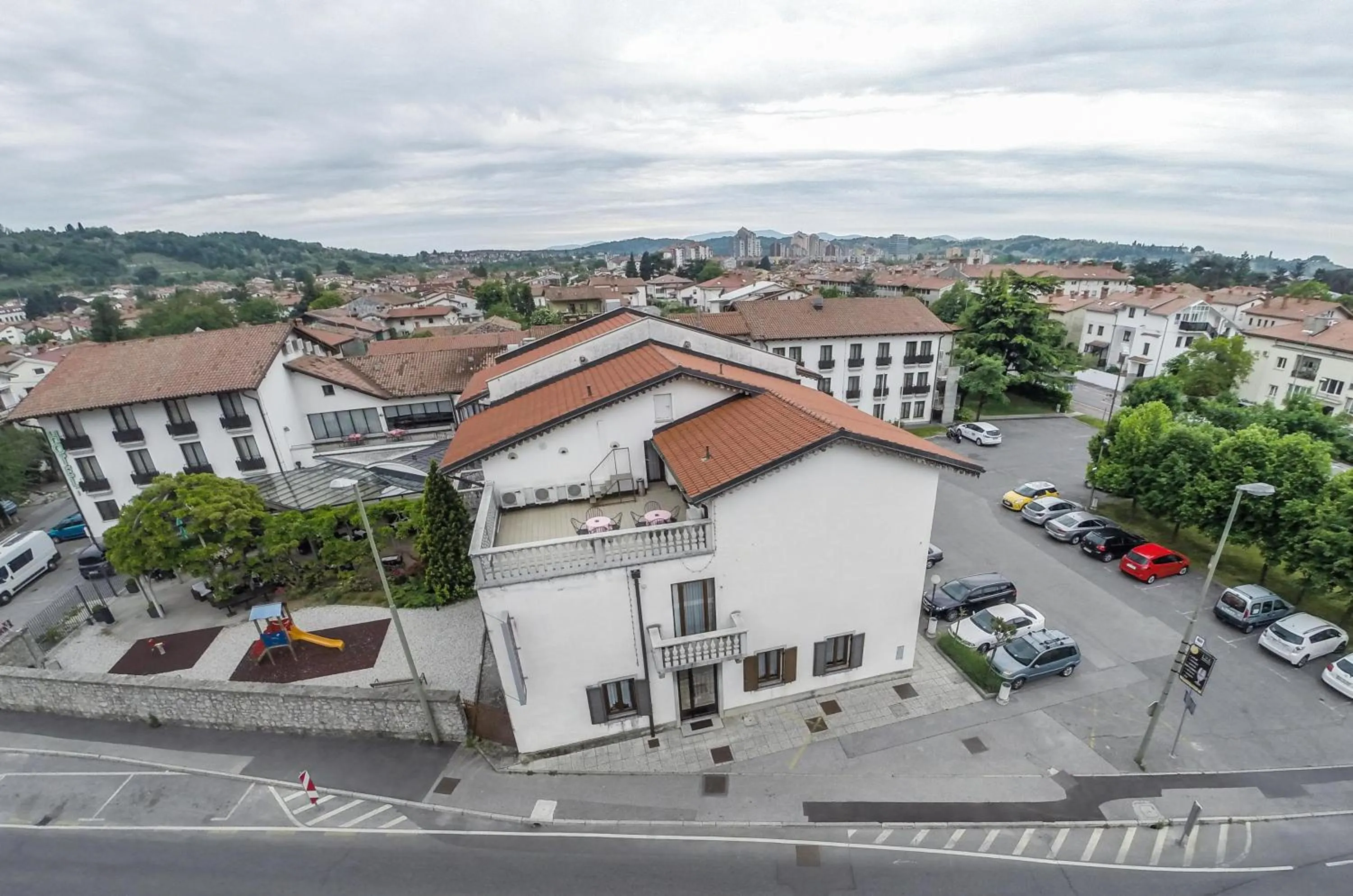 Bird's eye view in Sabotin, Hotel & Restaurant