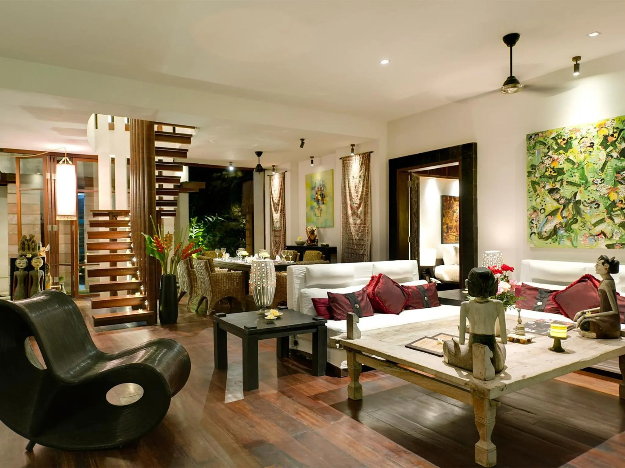 Living room in Majapahit Beach Villas by Nakula
