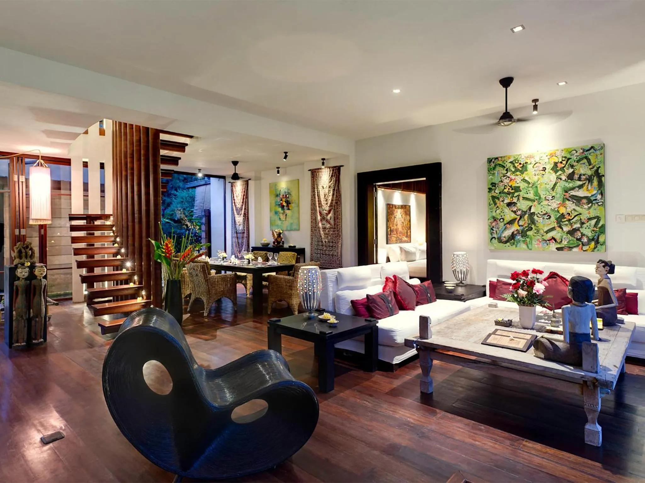 Living room in Majapahit Beach Villas by Nakula