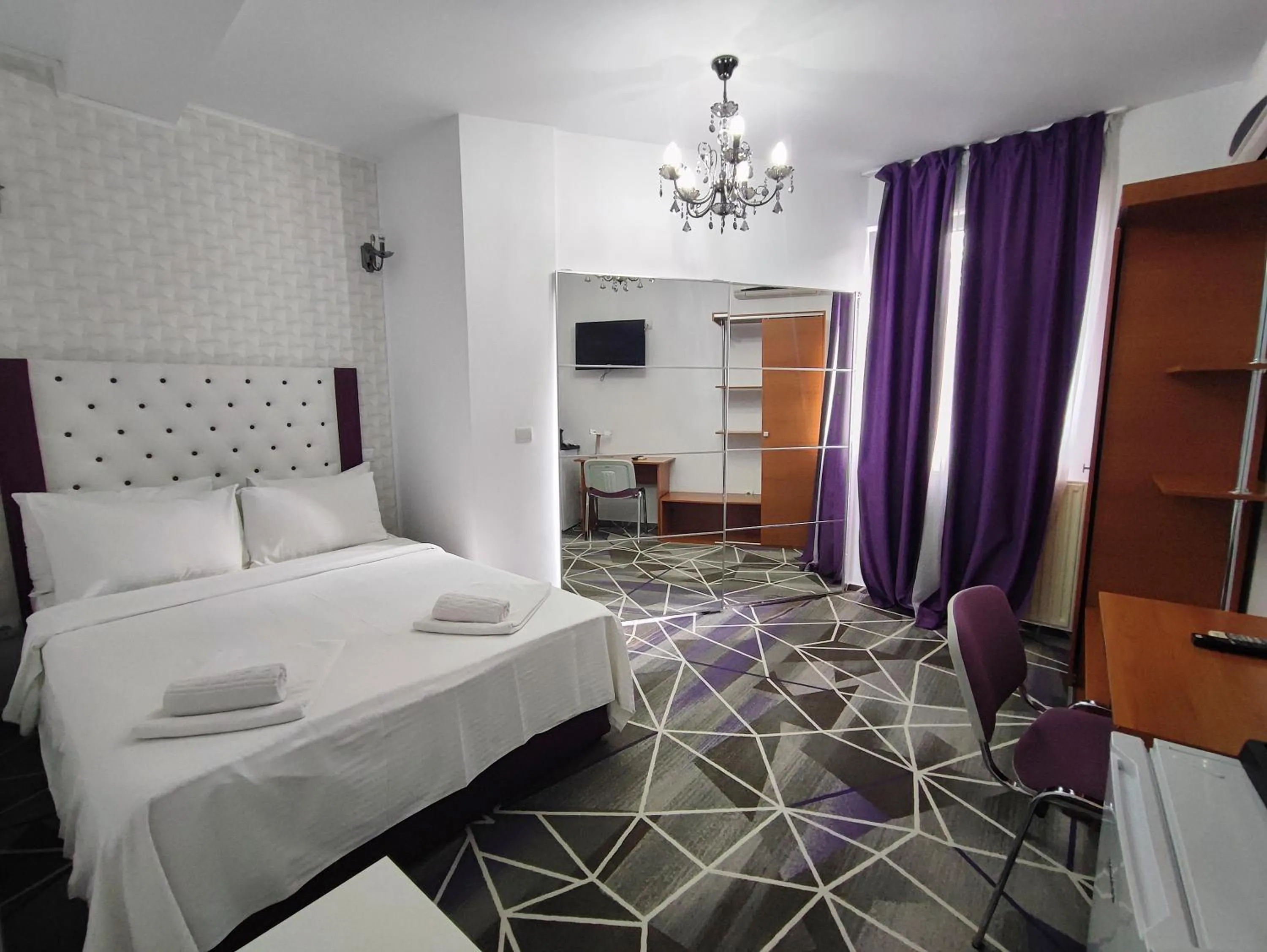 Photo of the whole room, Bed in Iris SMART Boutique Self Check-in 24h