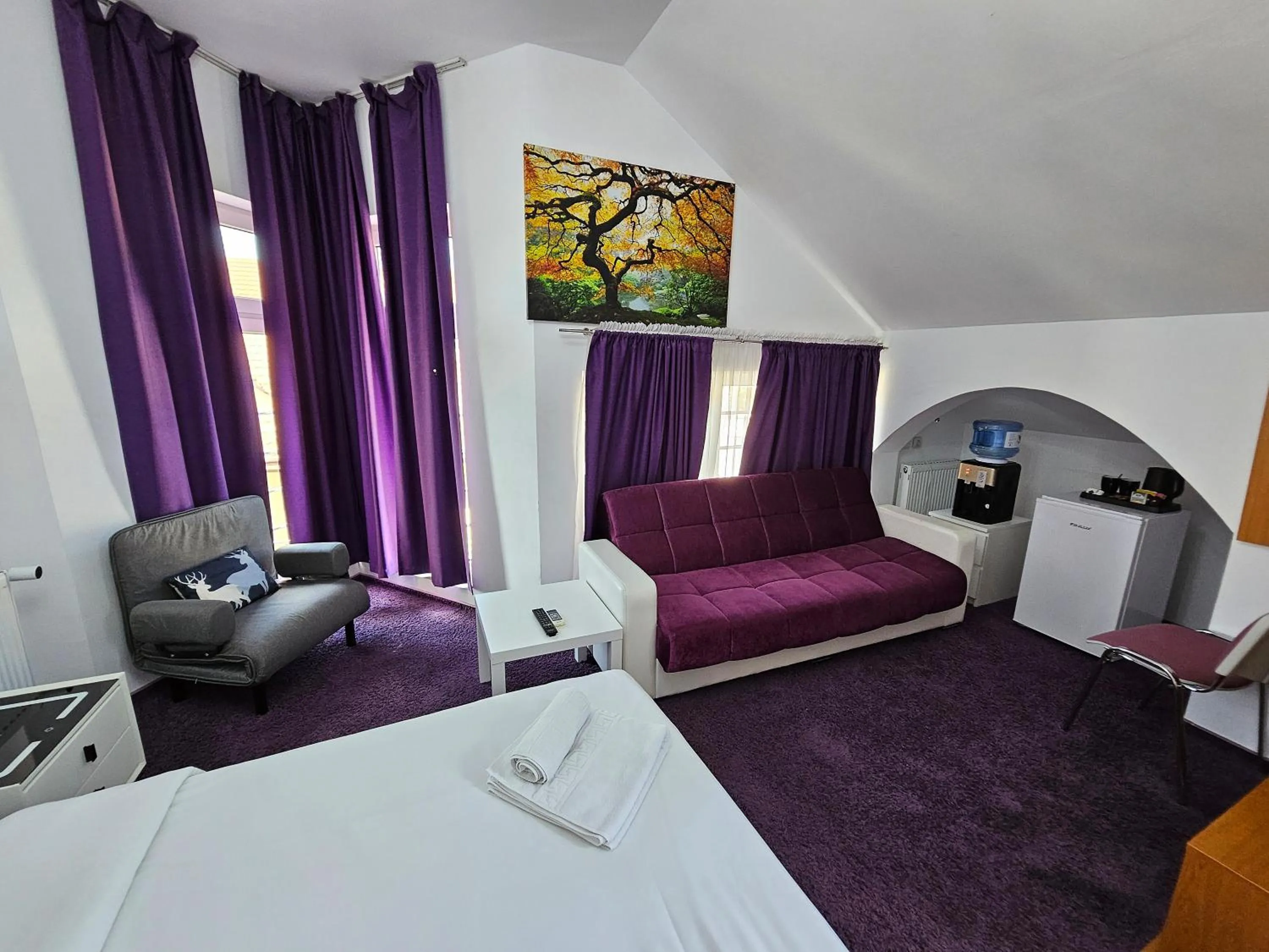 Photo of the whole room, Bed in Iris SMART Boutique Self Check-in 24h