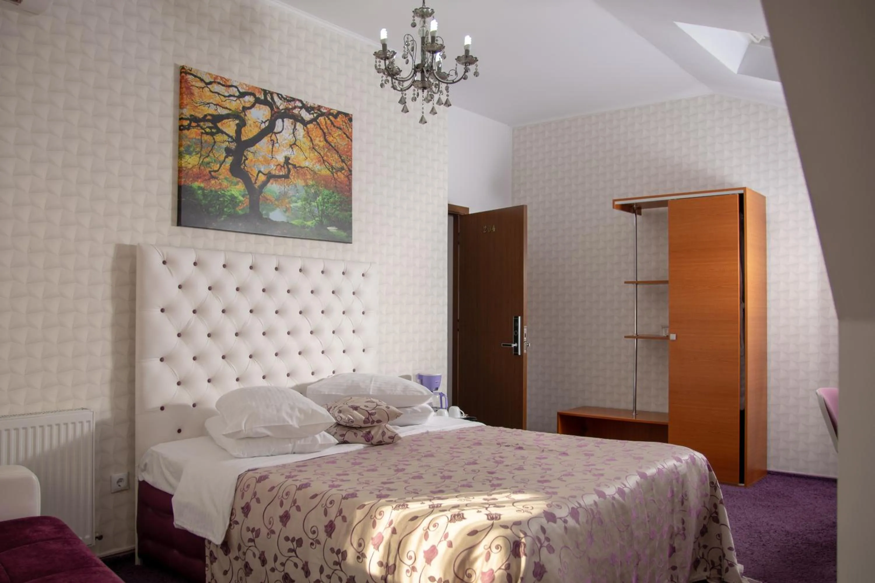 Photo of the whole room, Bed in Iris SMART Boutique Self Check-in 24h