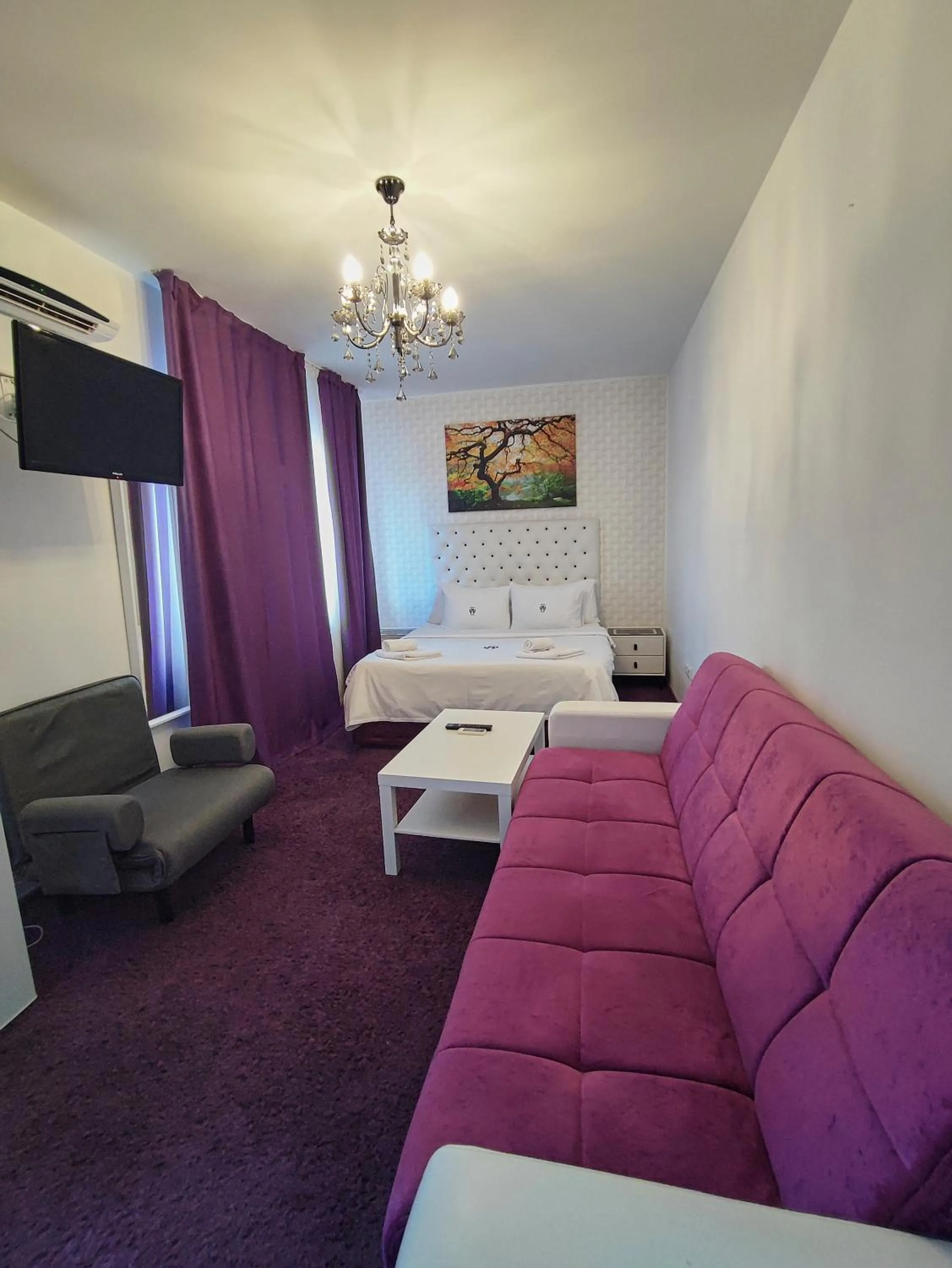 Photo of the whole room, Bed in Iris SMART Boutique Self Check-in 24h