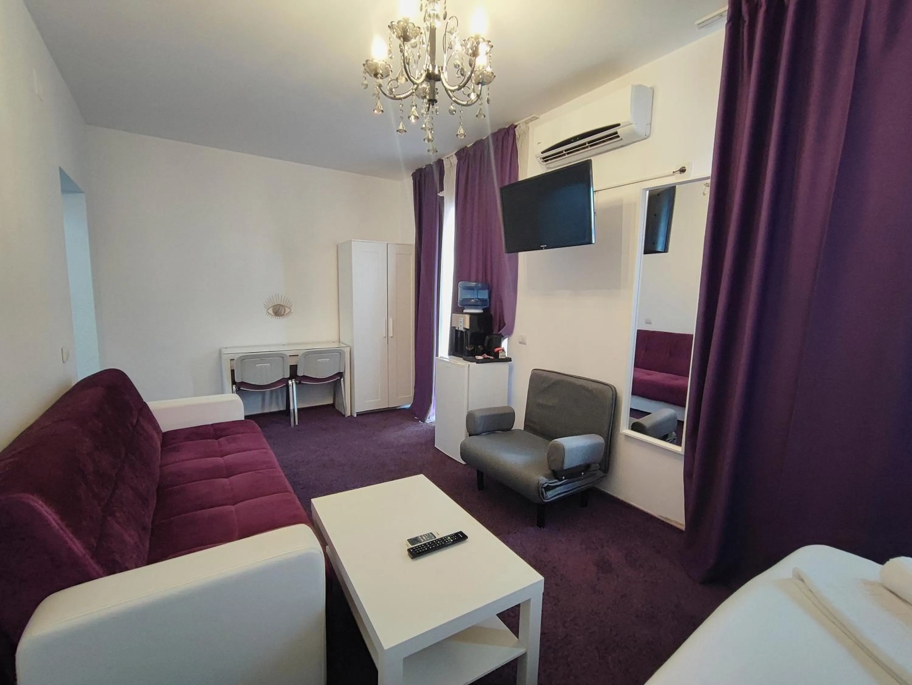Photo of the whole room, Bed in Iris SMART Boutique Self Check-in 24h