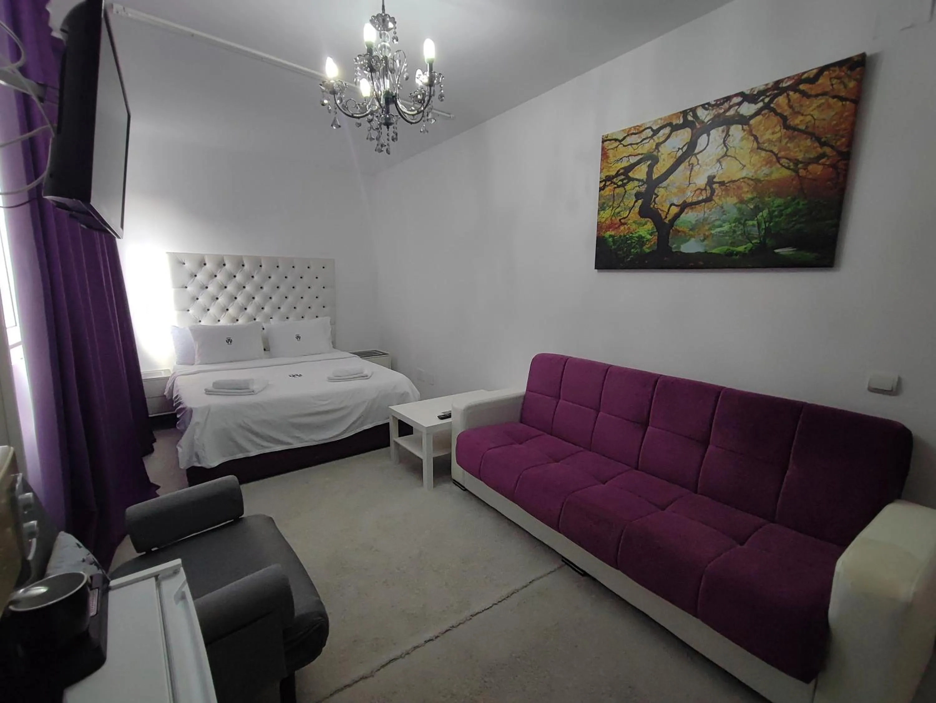 Photo of the whole room, Bed in Iris SMART Boutique Self Check-in 24h