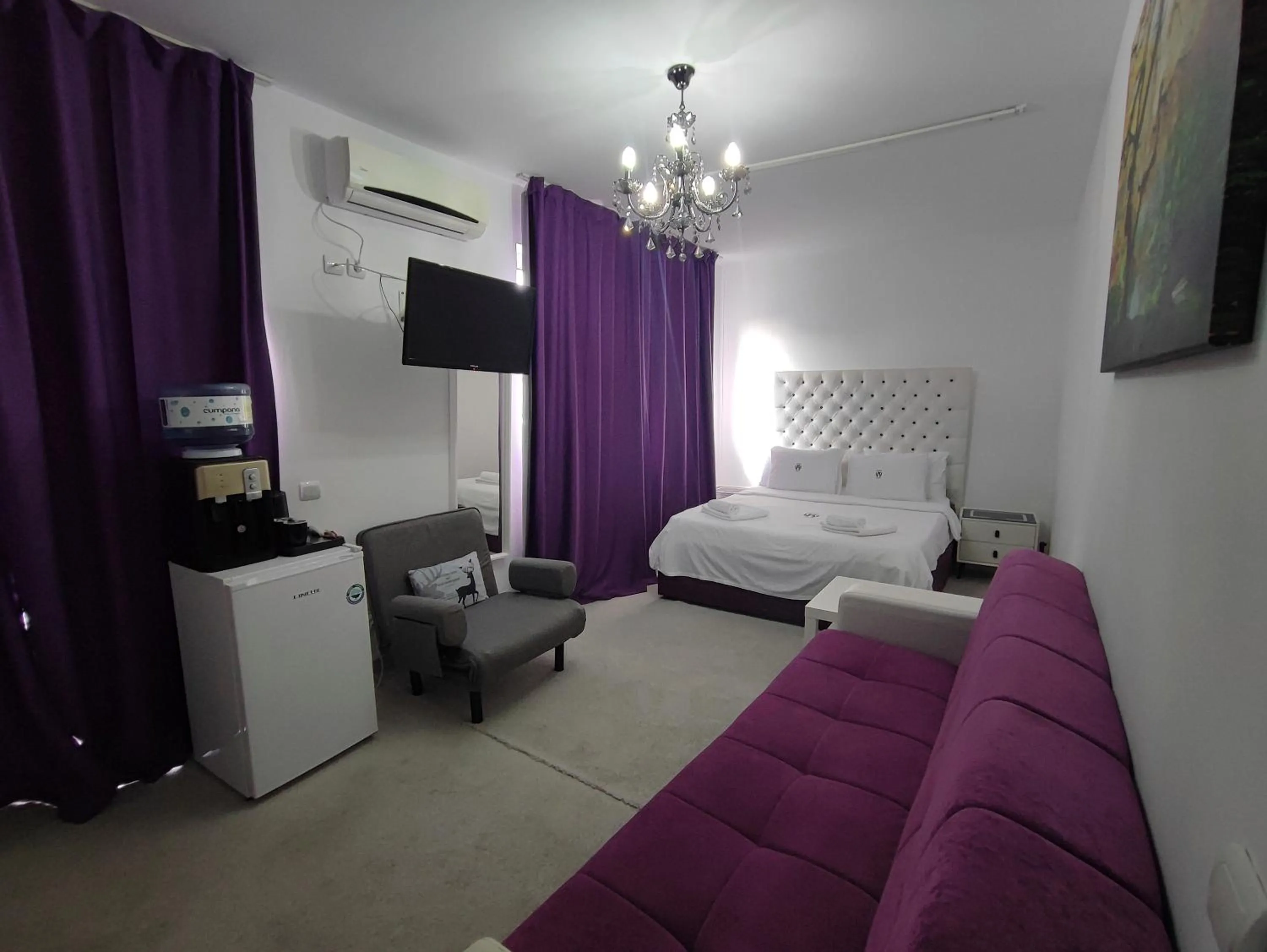 Photo of the whole room, Bed in Iris SMART Boutique Self Check-in 24h
