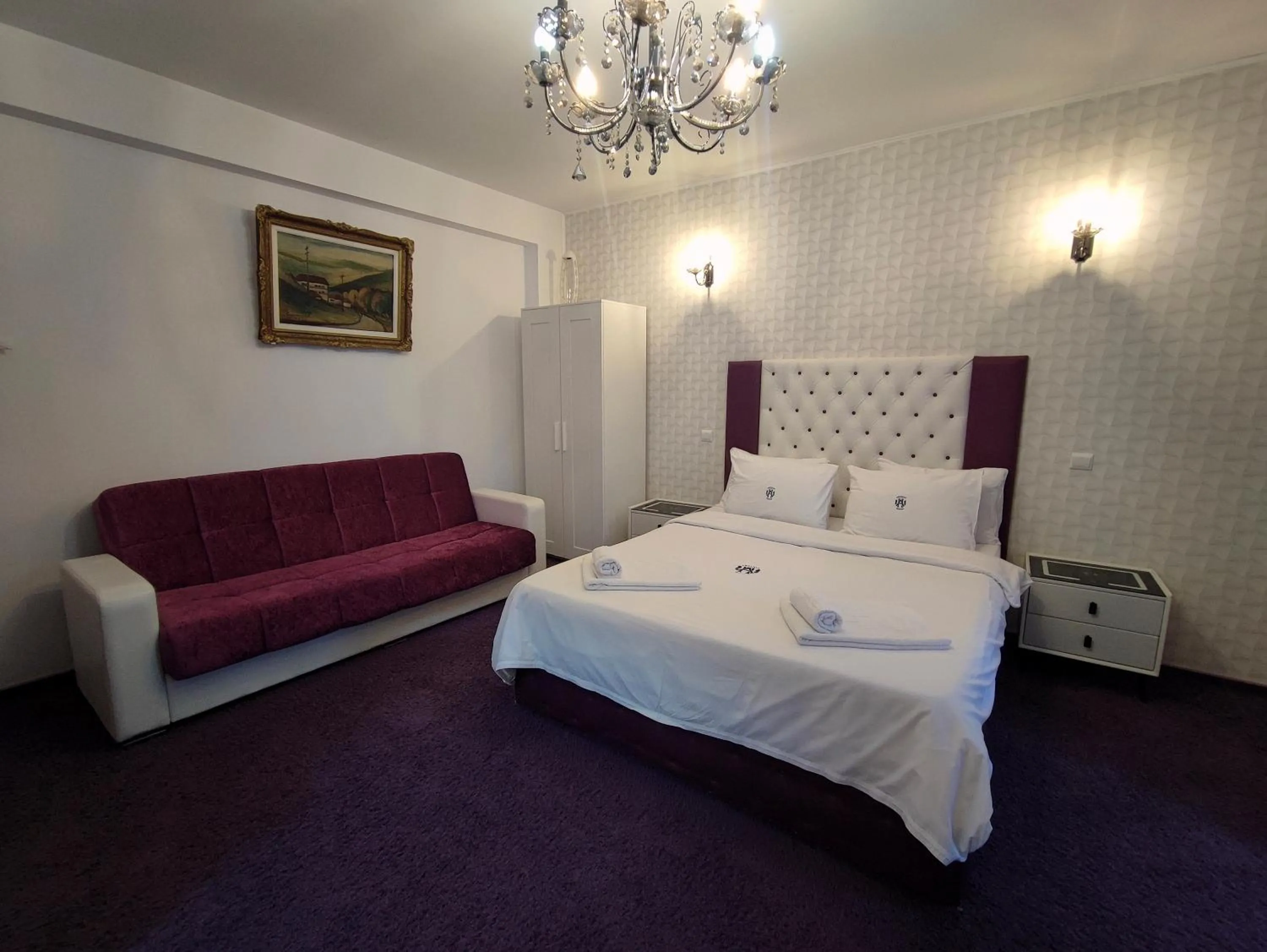 Photo of the whole room, Bed in Iris SMART Boutique Self Check-in 24h