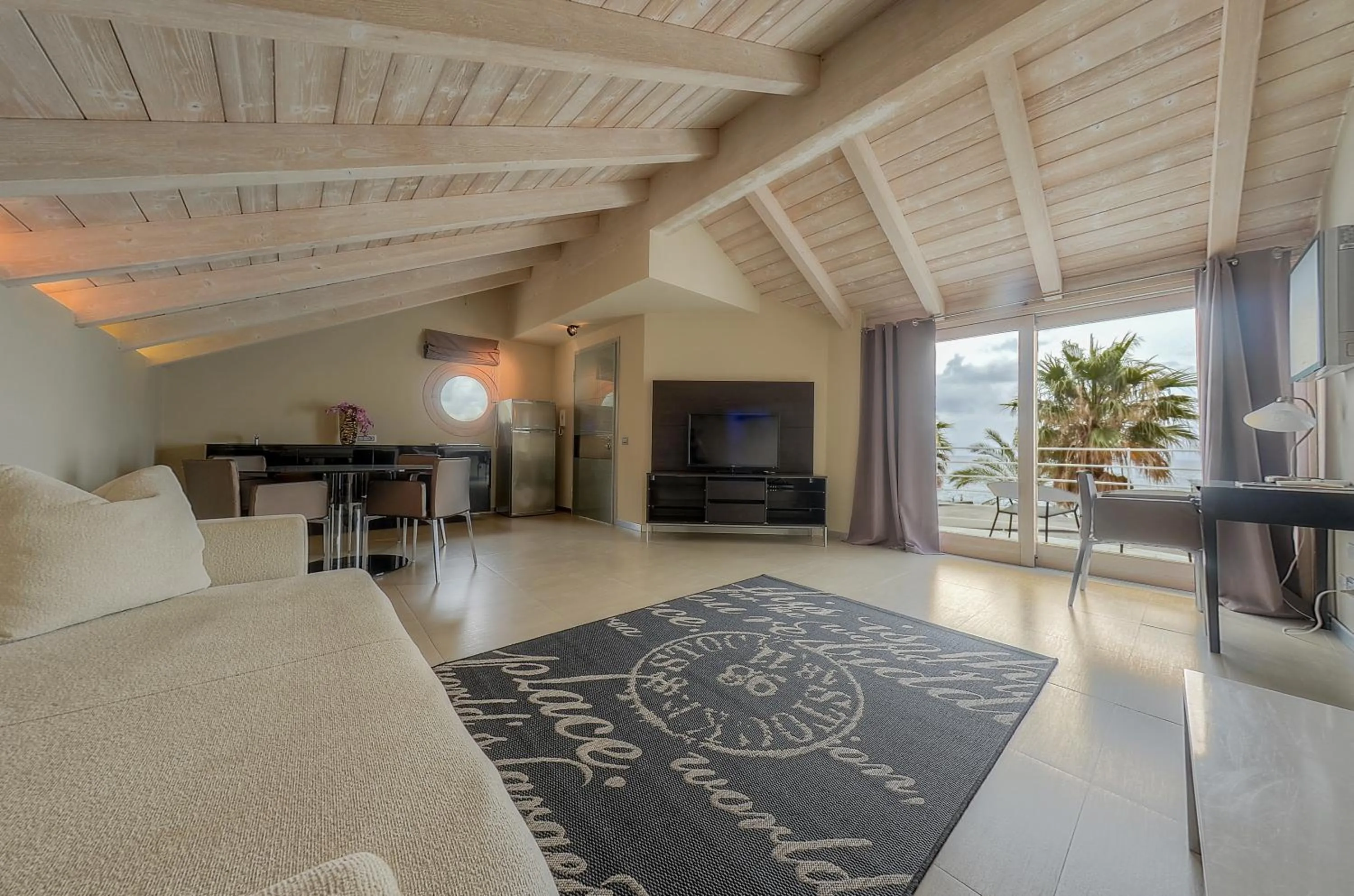 Living room in Hotel De La Plage