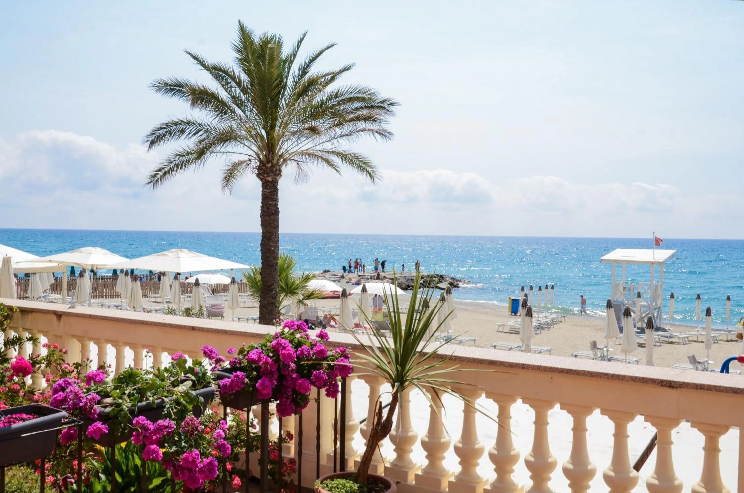 Balcony/Terrace in Hotel De La Plage