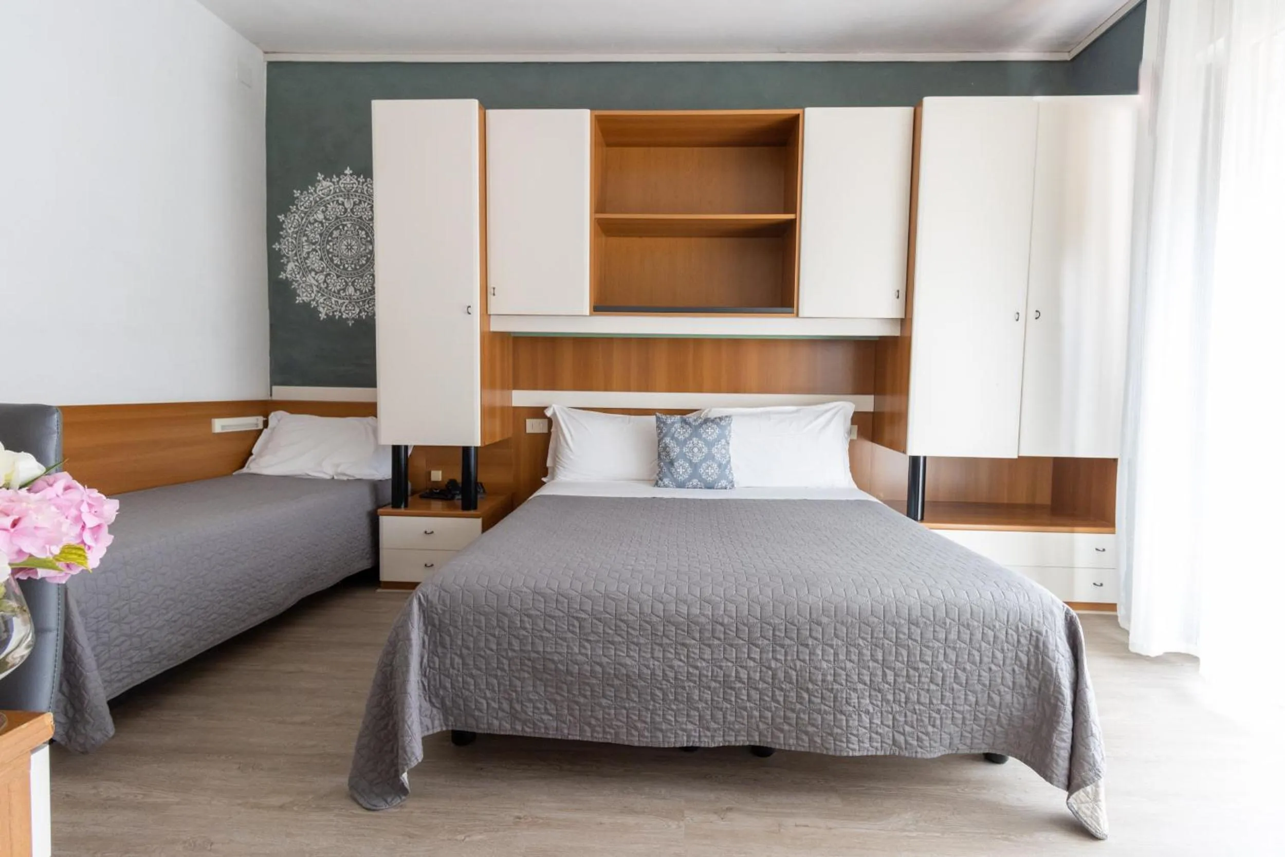 Bed in Hotel Crystal