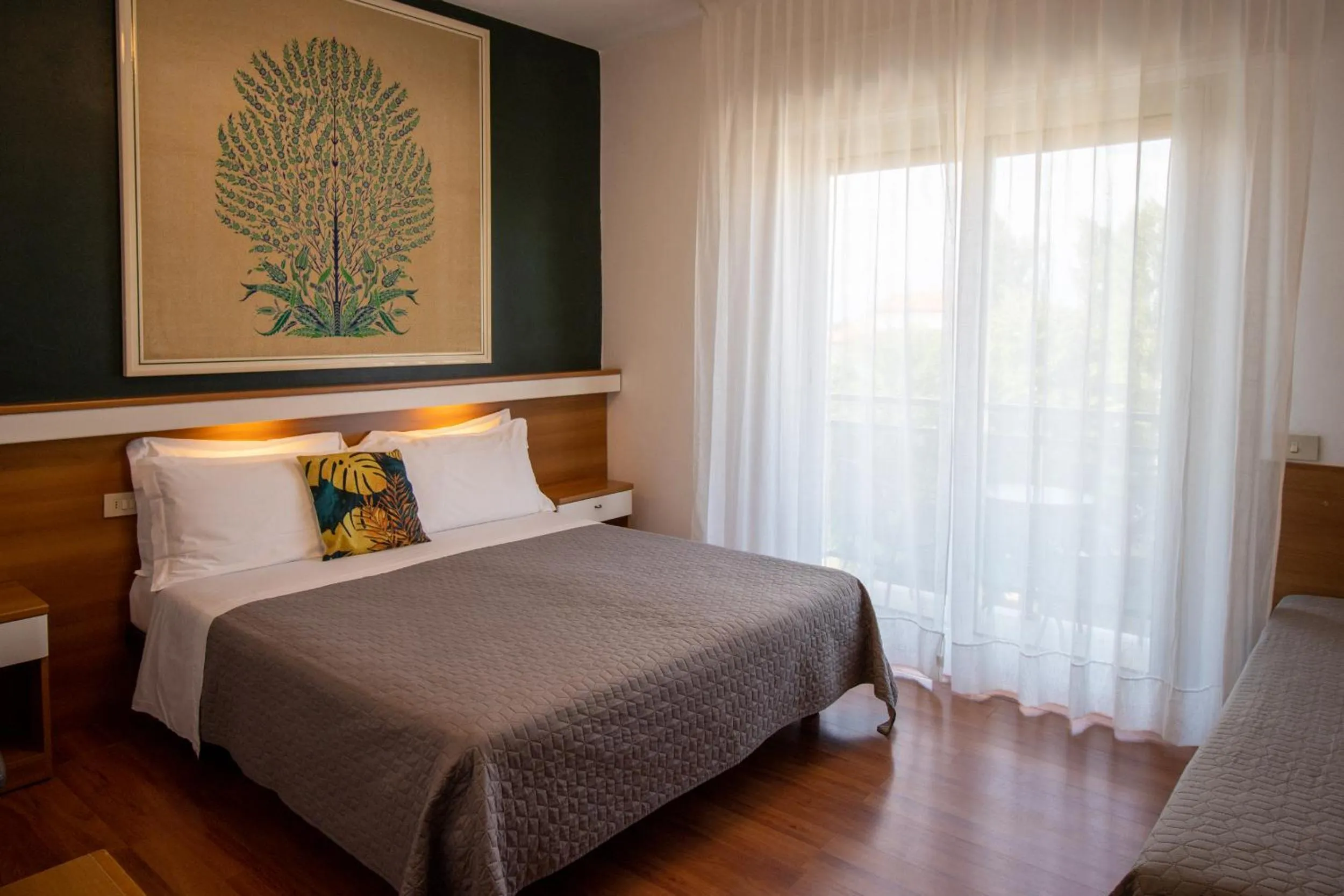 Bed in Hotel Crystal